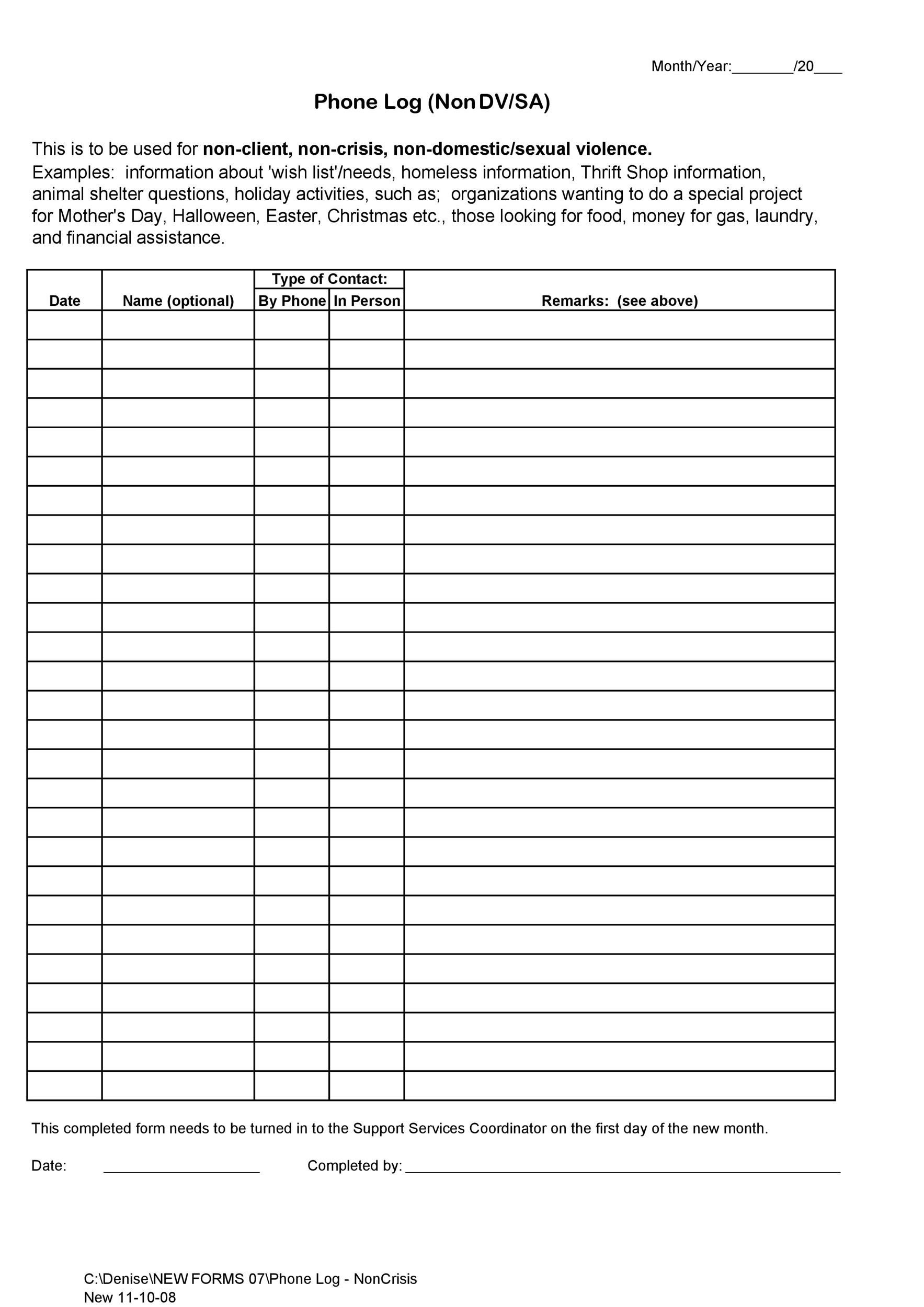 40-printable-call-log-templates-in-microsoft-word-and-excel