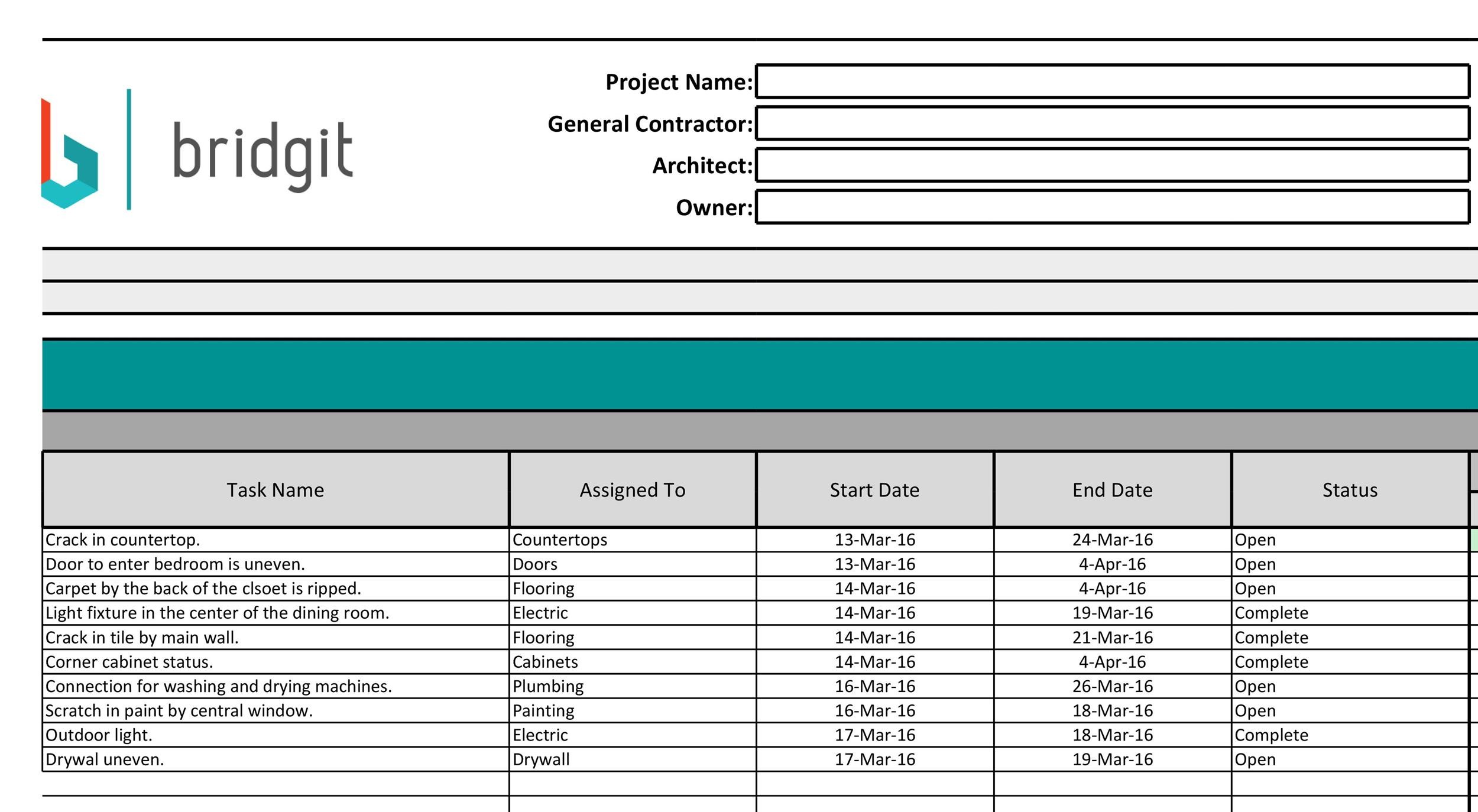 21 Construction Schedule Templates in Word & Excel ᐅ TemplateLab