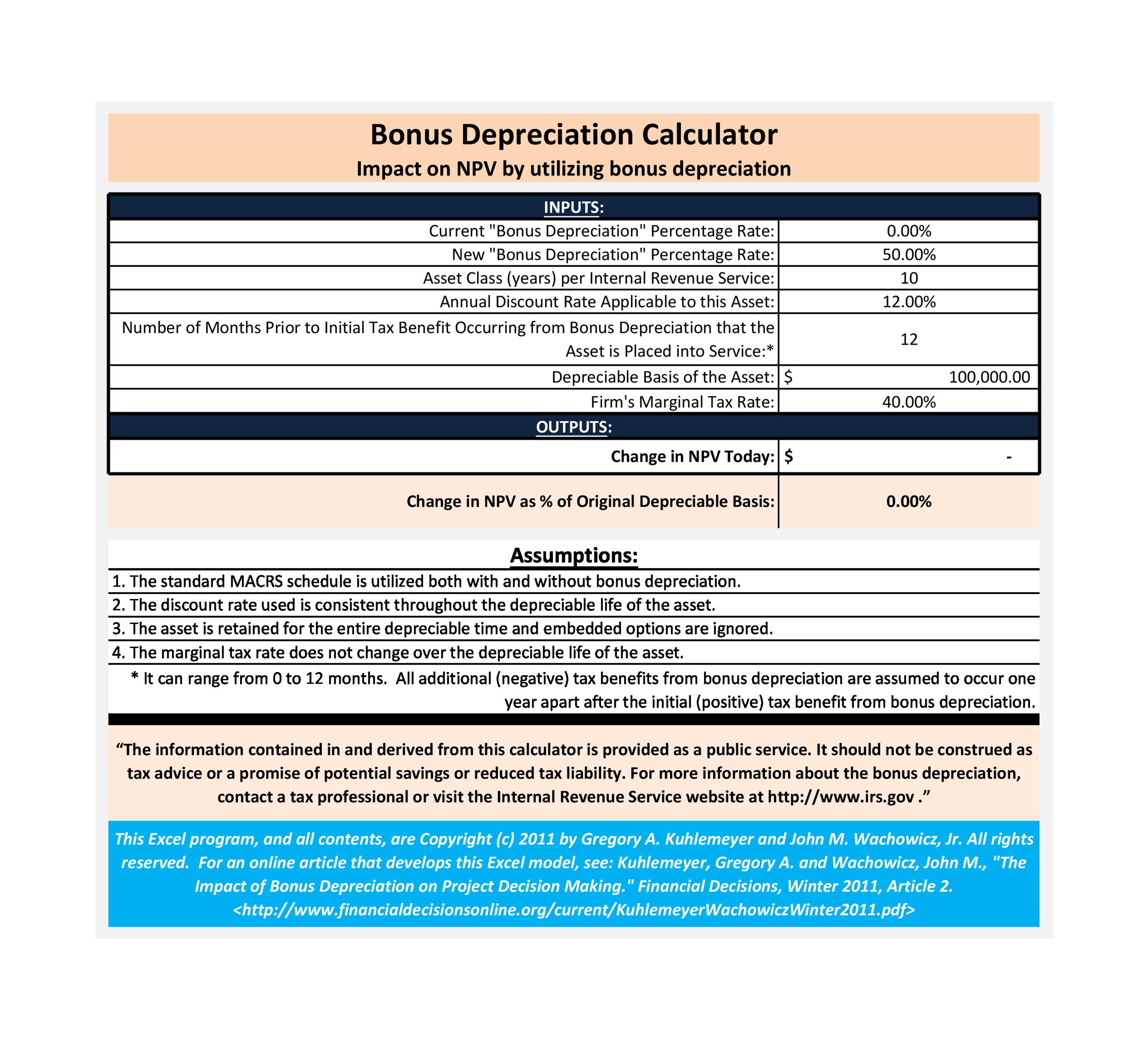 Depreciation Chart For Rental Property