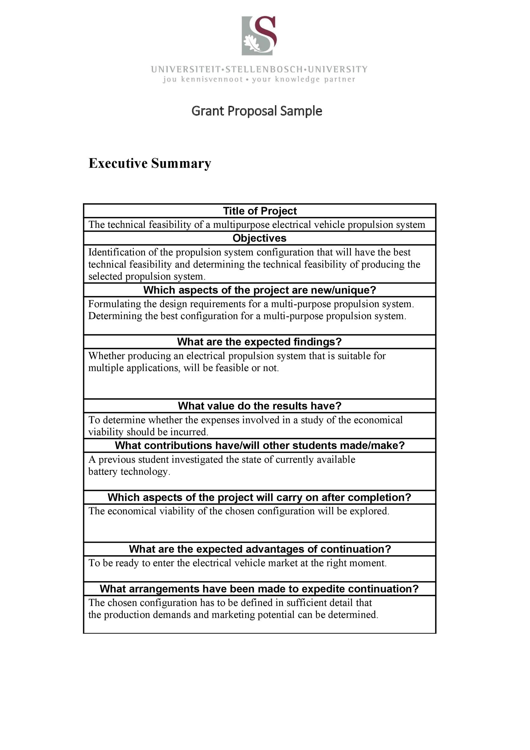 Nsf Proposal Template