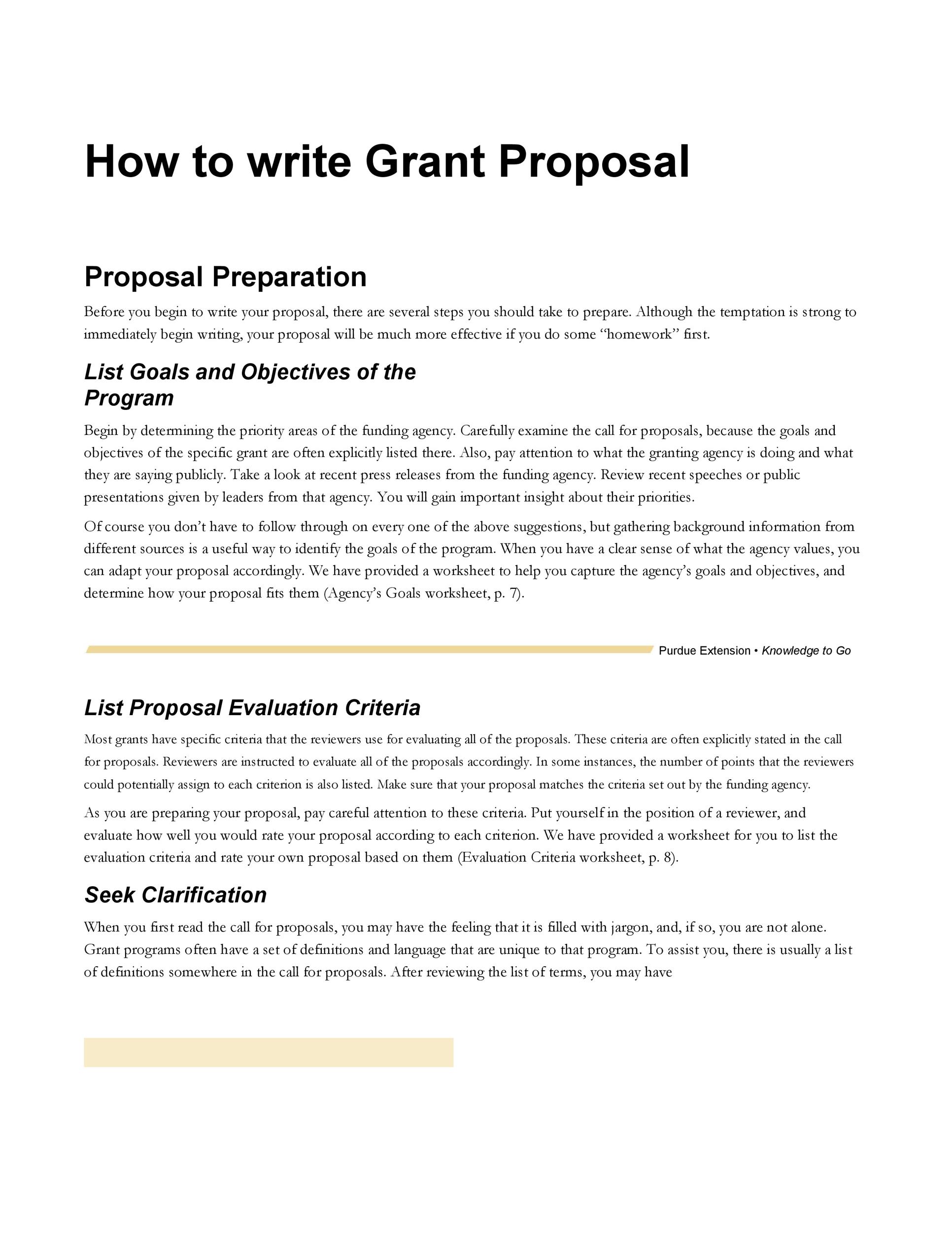 40+ Grant Proposal Templates [NSF, NonProfit, Research] ᐅ TemplateLab