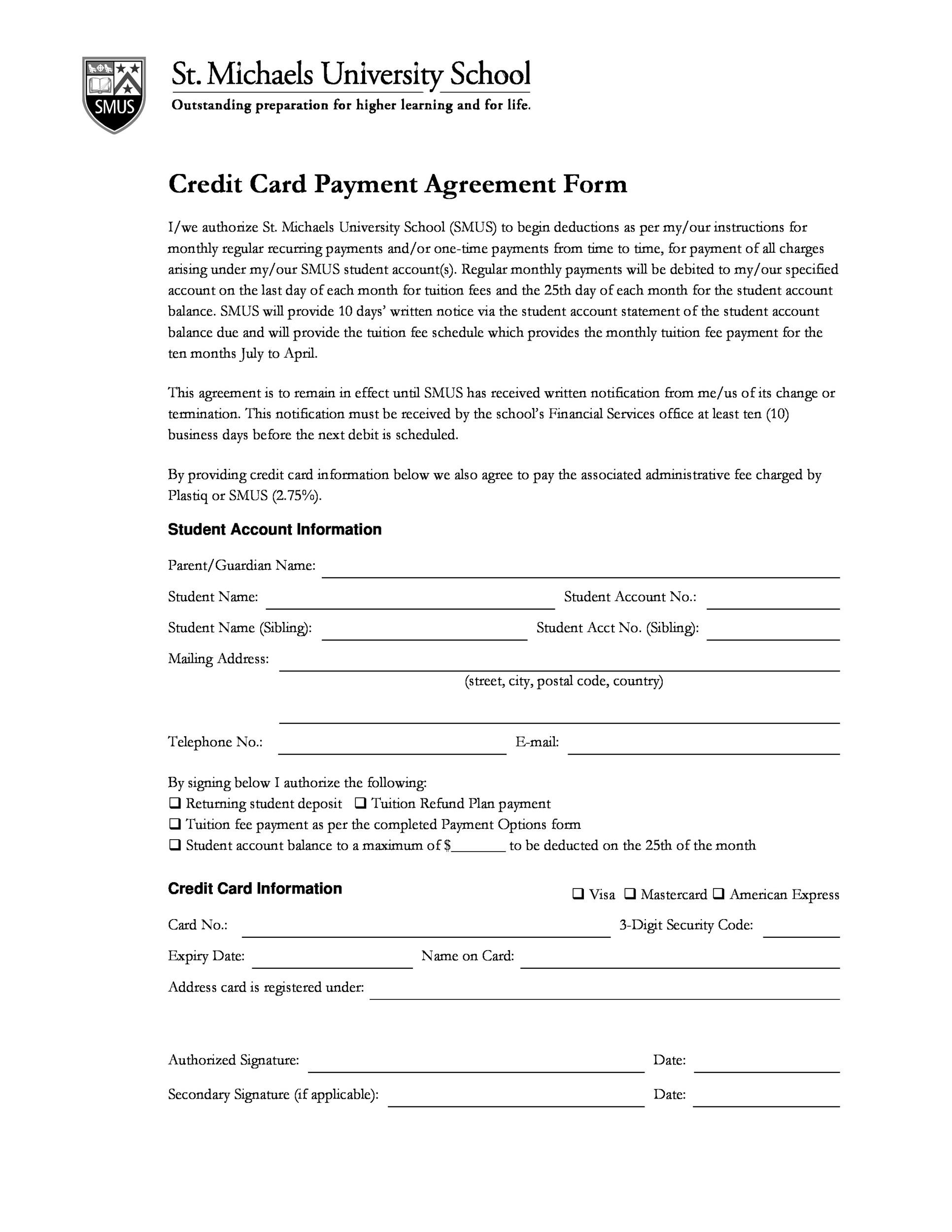 Payment Agreement 40 Templates & Contracts Template Lab