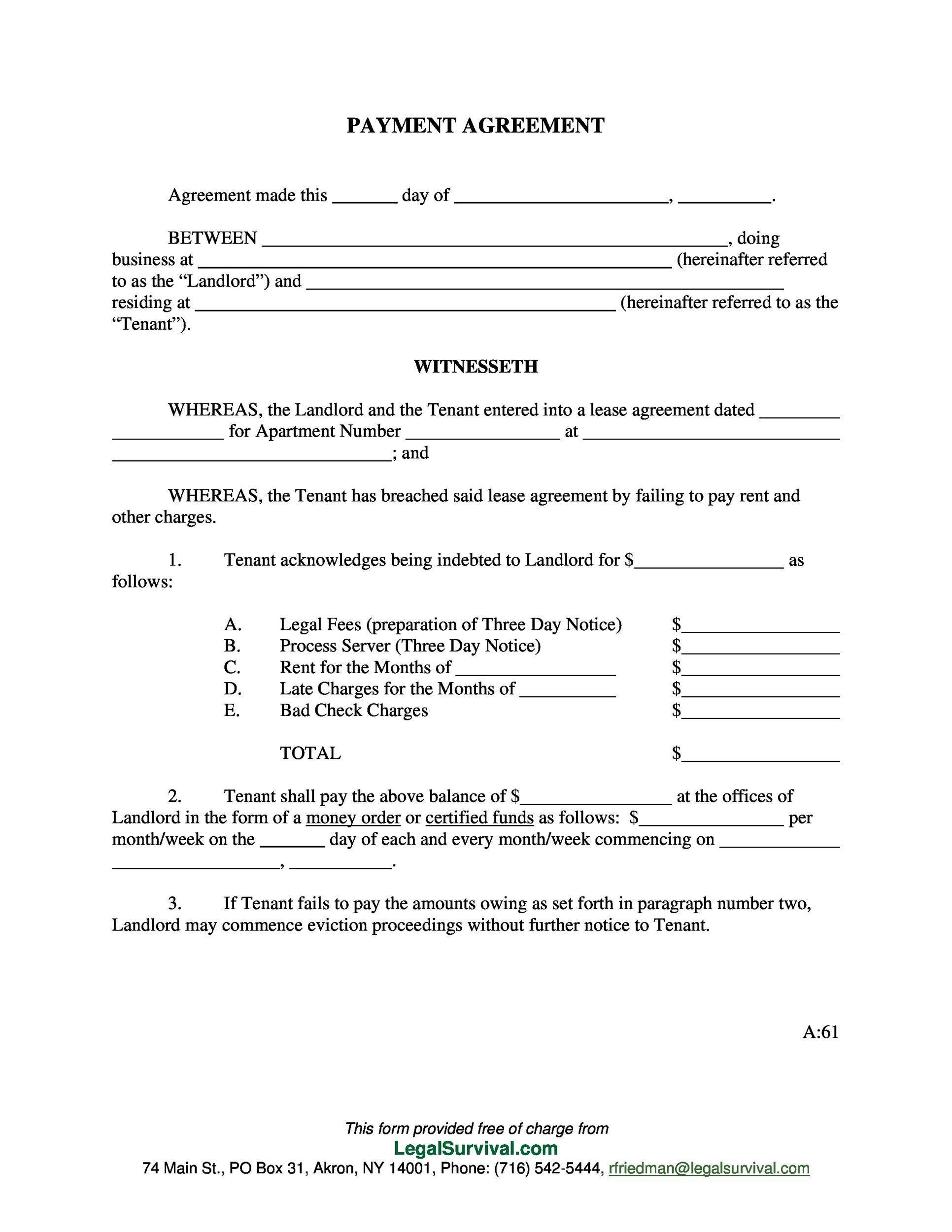 Payment Agreement Document Grude Interpretomics Co