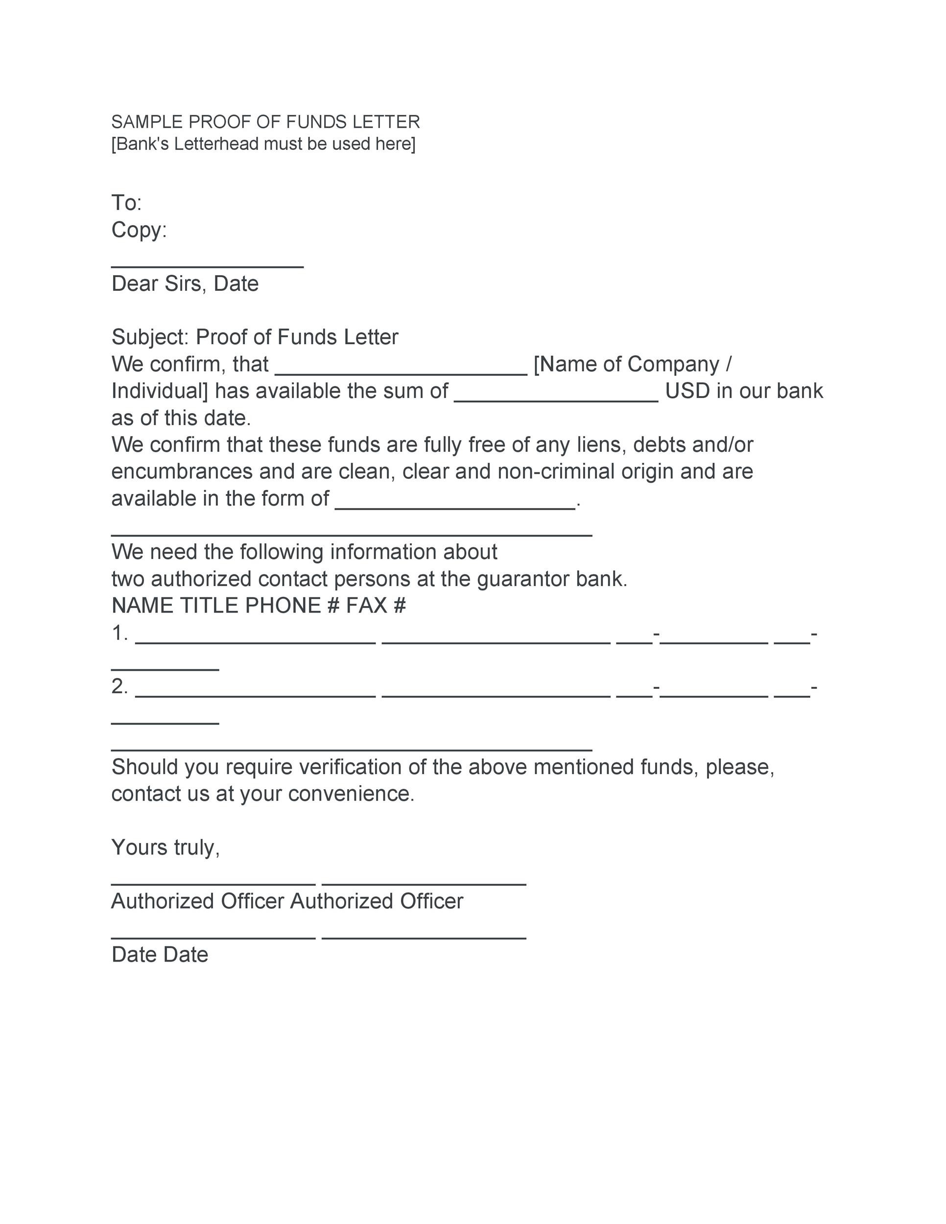 25-best-proof-of-funds-letter-templates-templatelab