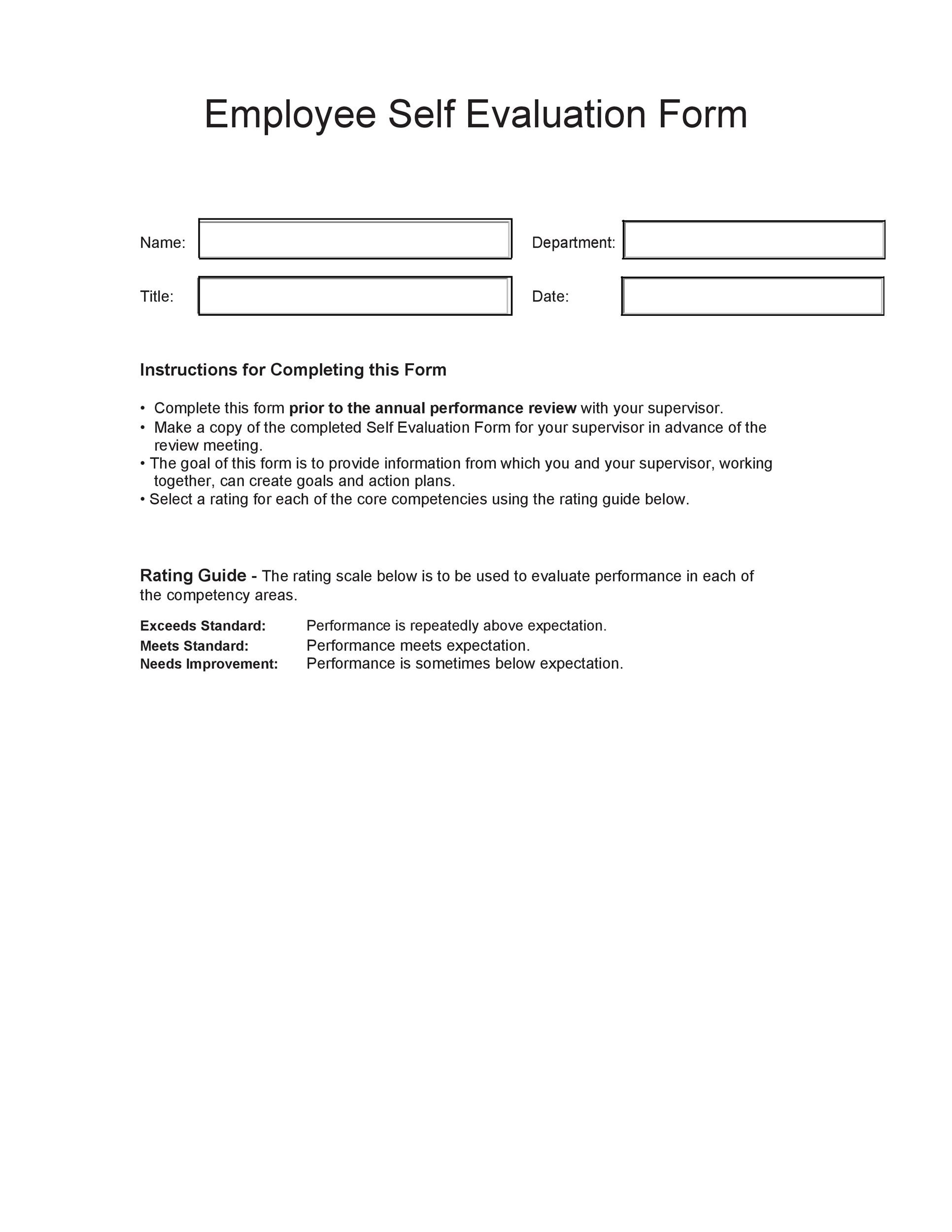 23 Performance Appraisal Forms in PDF