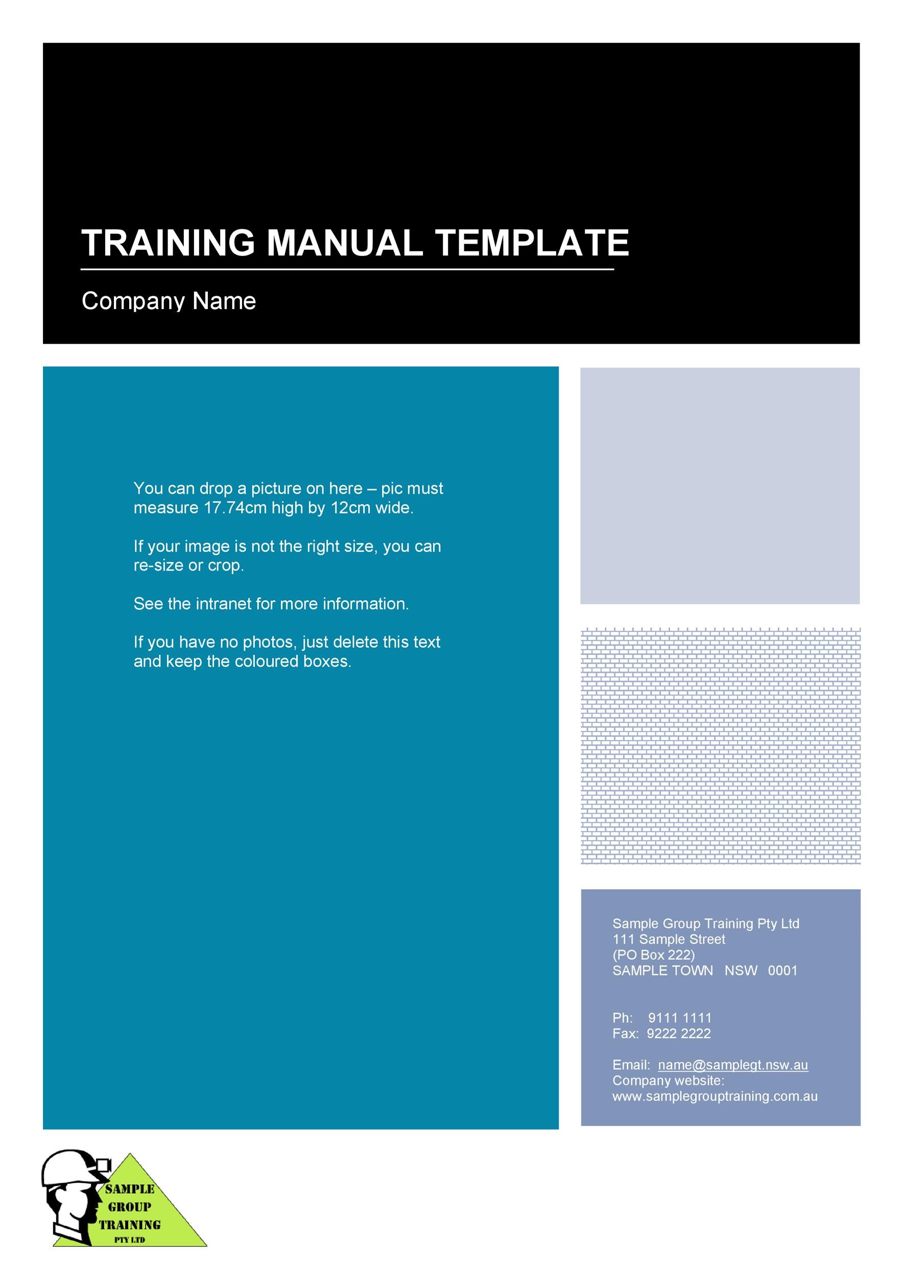 Training manual template google docs