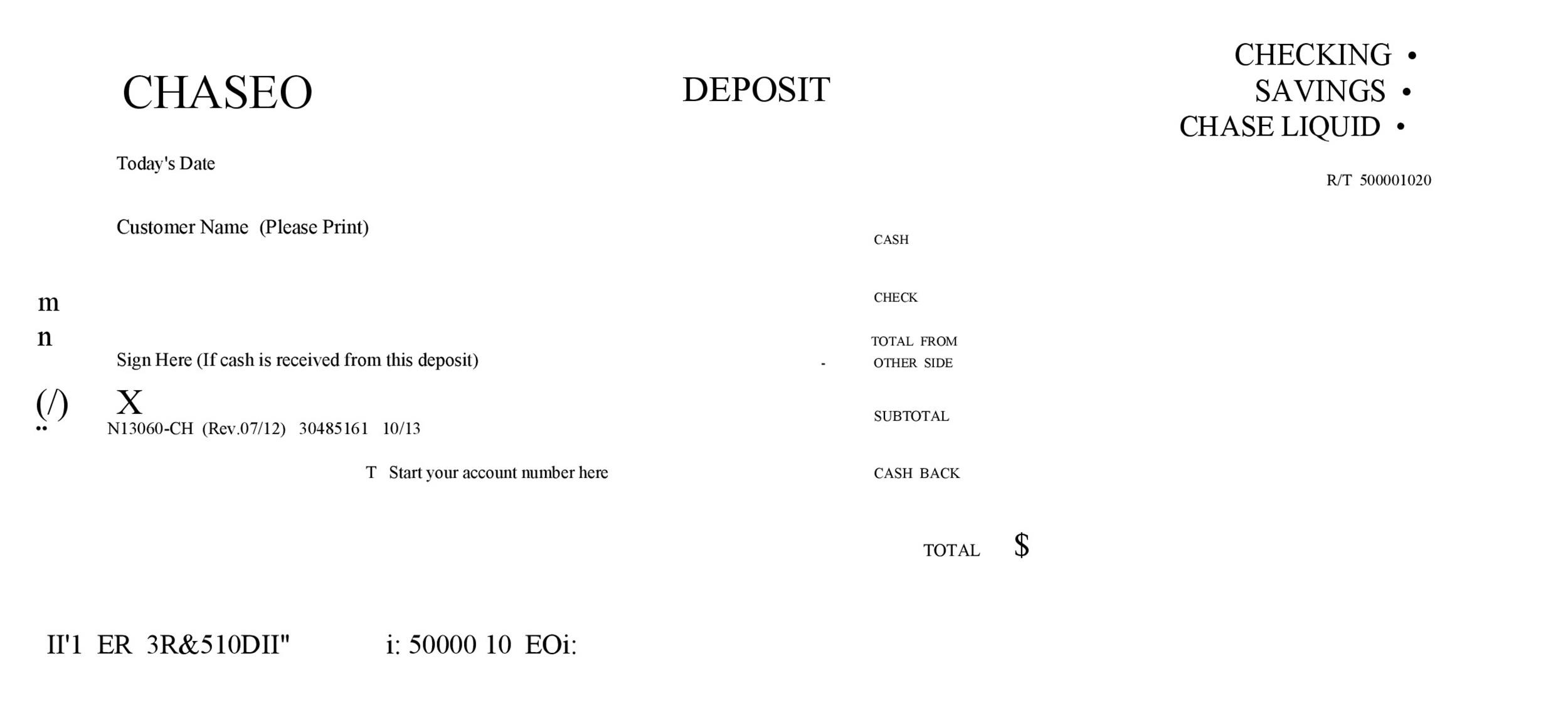 37 Bank Deposit Slip Templates & Examples ᐅ TemplateLab