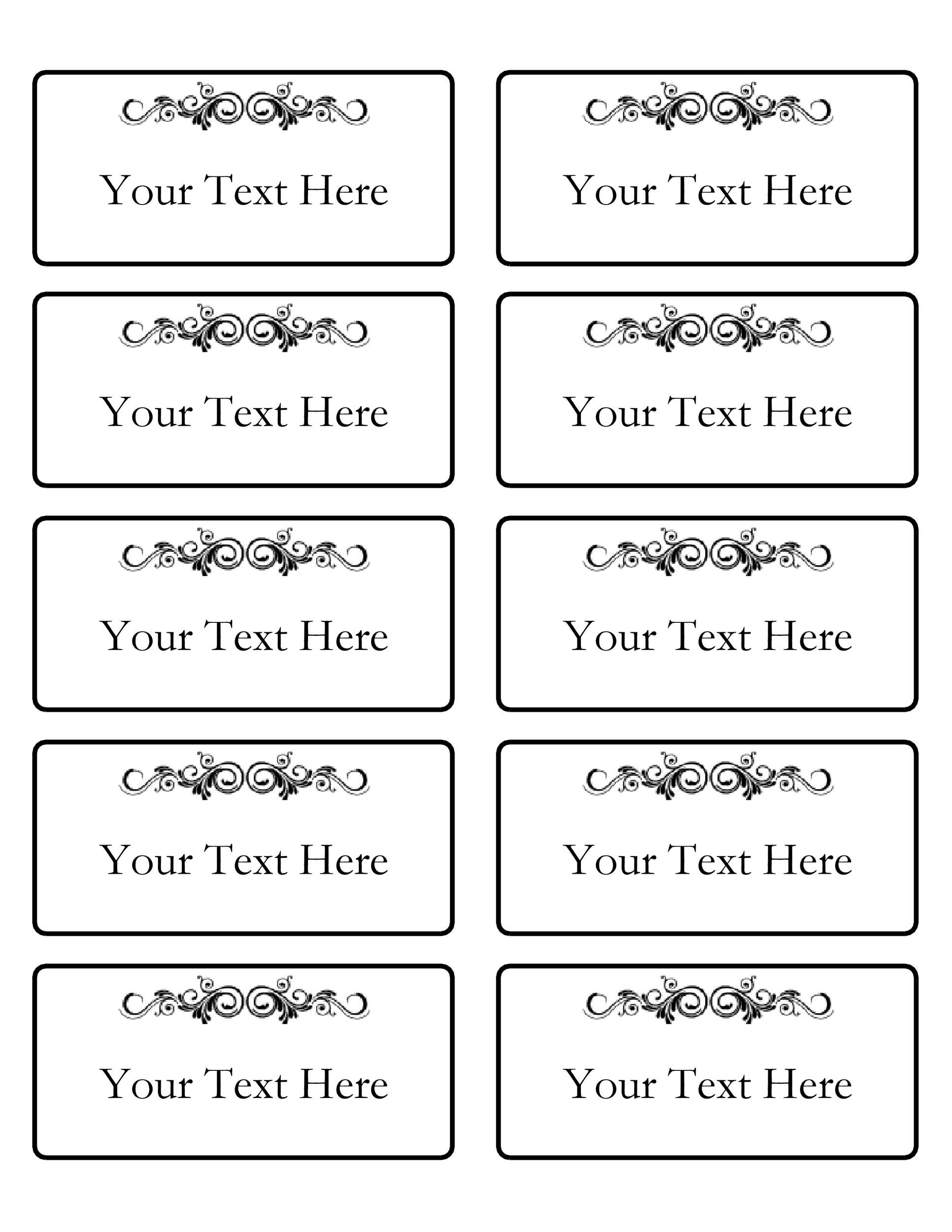 Download Name Tag Template Microsoft Word