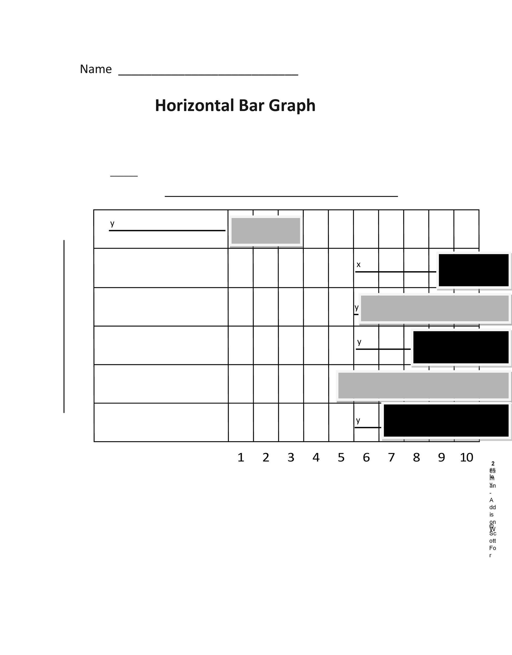 41 Blank Bar Graph Templates [Bar Graph Worksheets] ᐅ TemplateLab