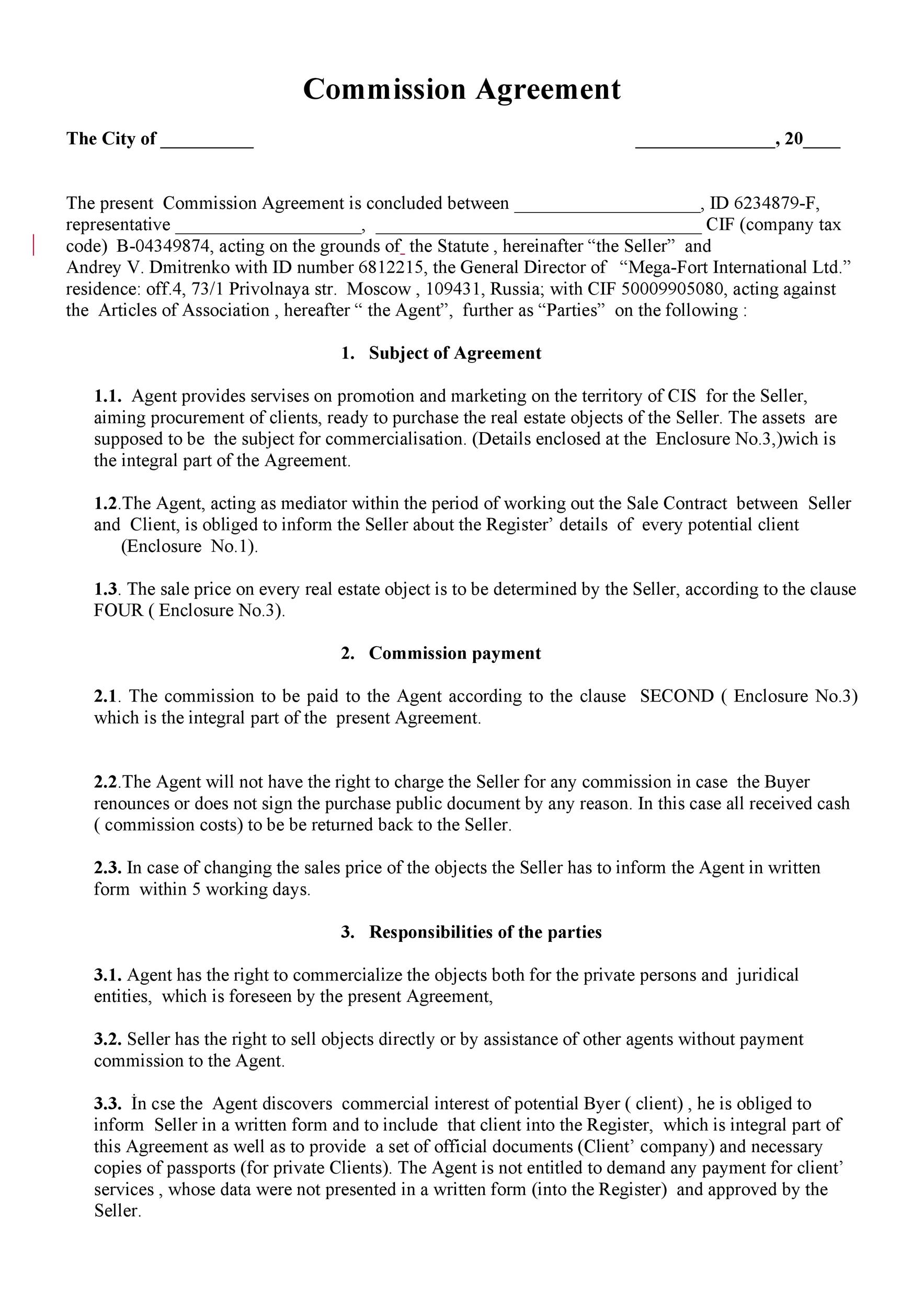 Equity Share Agreement For Real Property - Property Walls Throughout real estate commission split agreement template