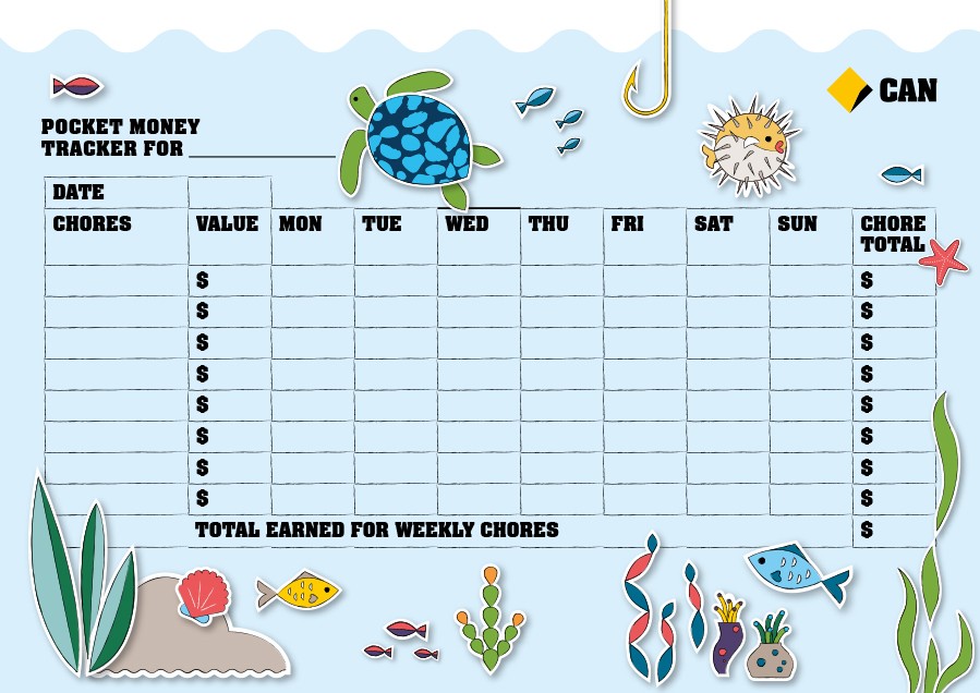 Printable Responsibility Chart For Kids