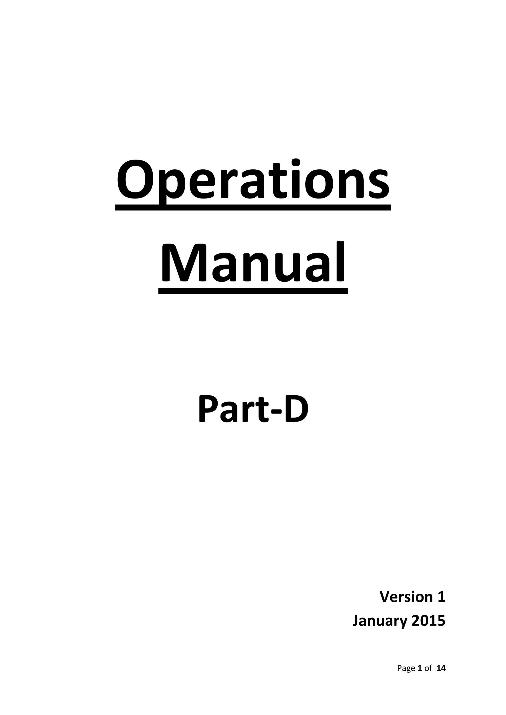 40 Free Instruction Manual Templates [Operation / User Manual]