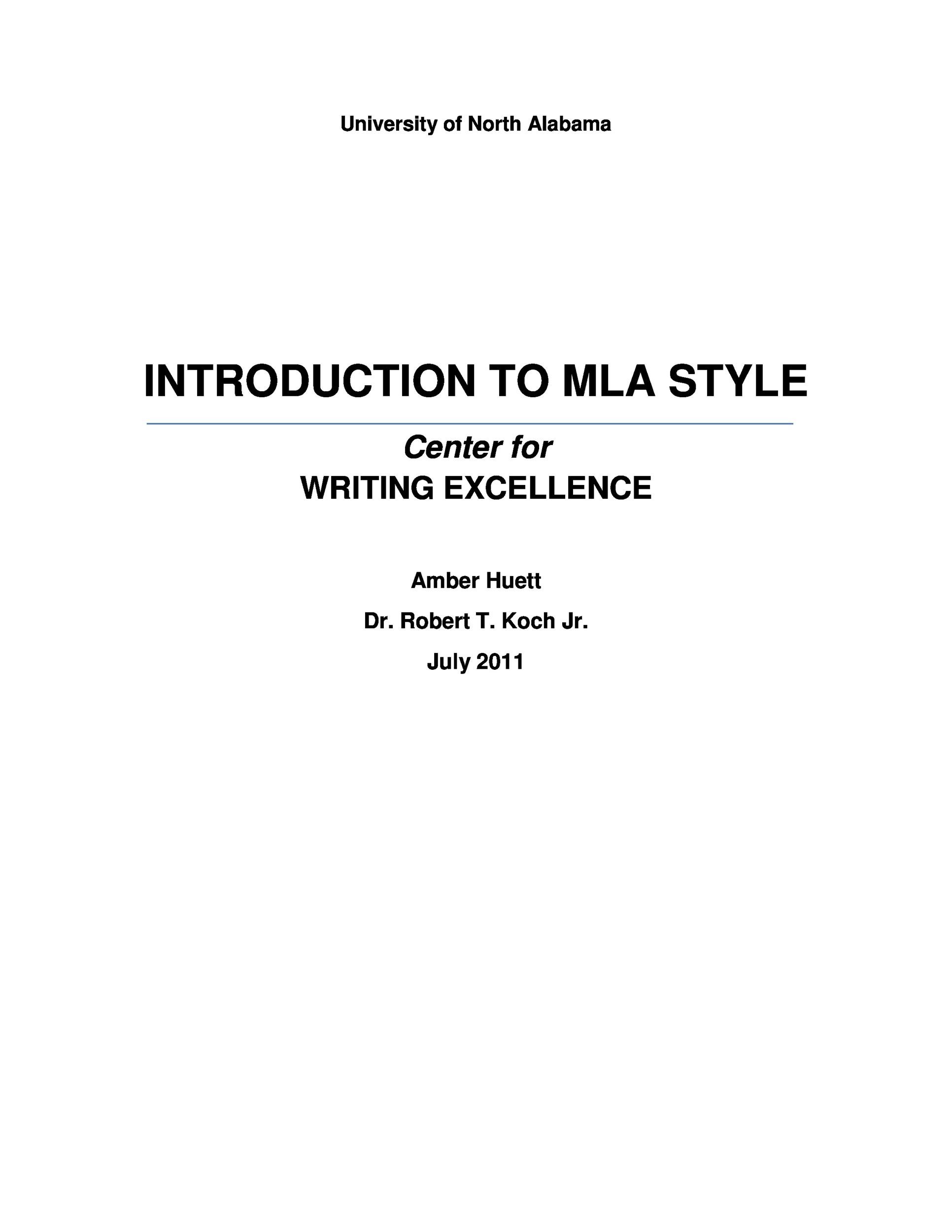 38 Free MLA Format Templates (+MLA Essay Format) ᐅ TemplateLab