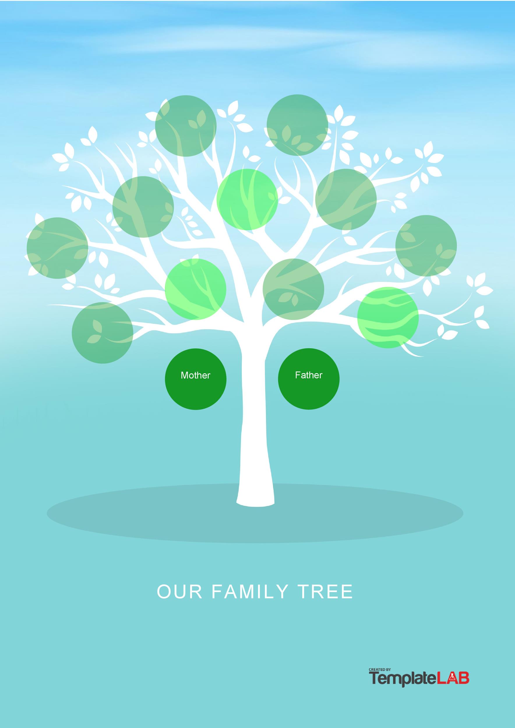 Printable Customizable Family Tree Template