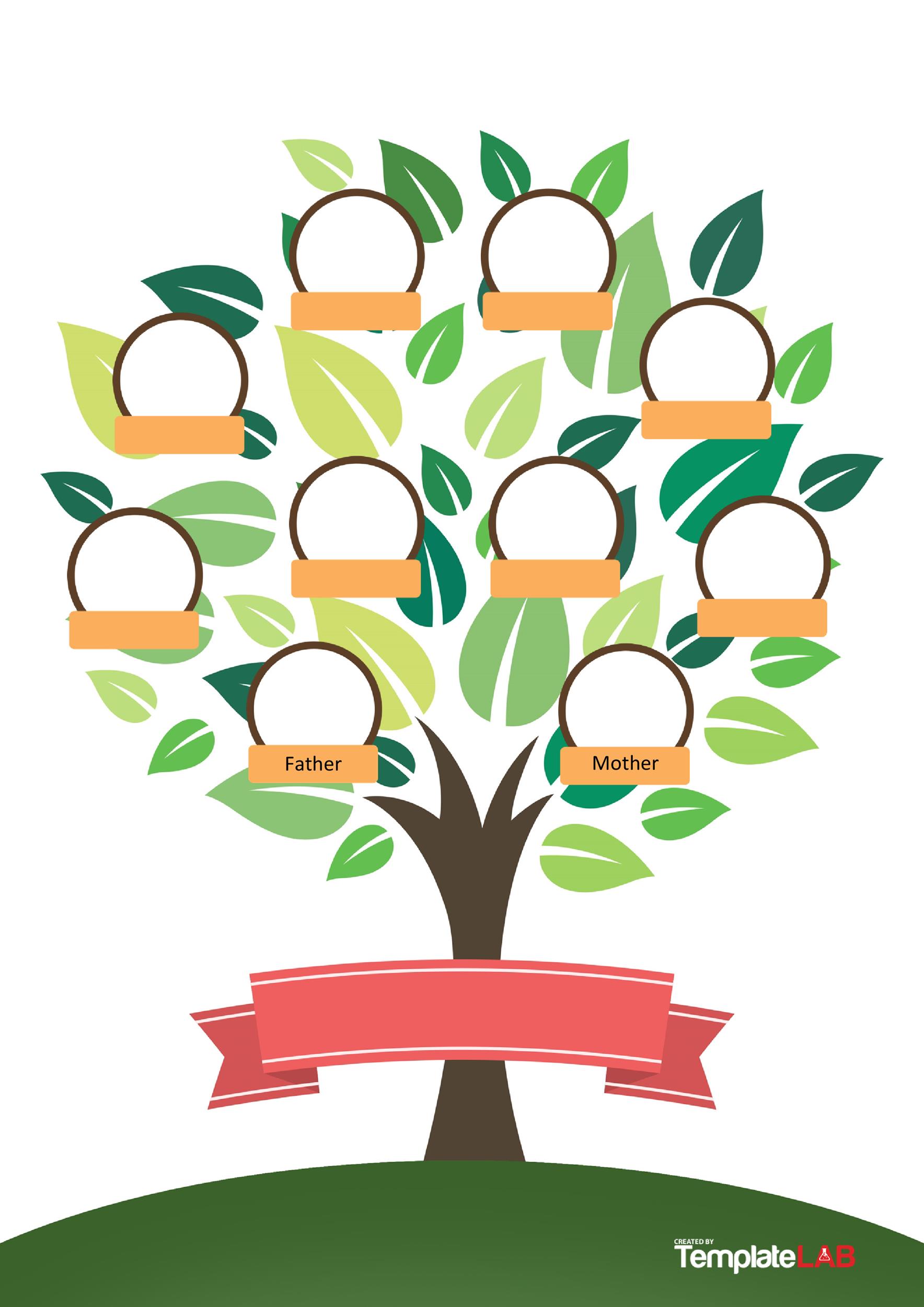 Free Easy Printable Family Tree Template