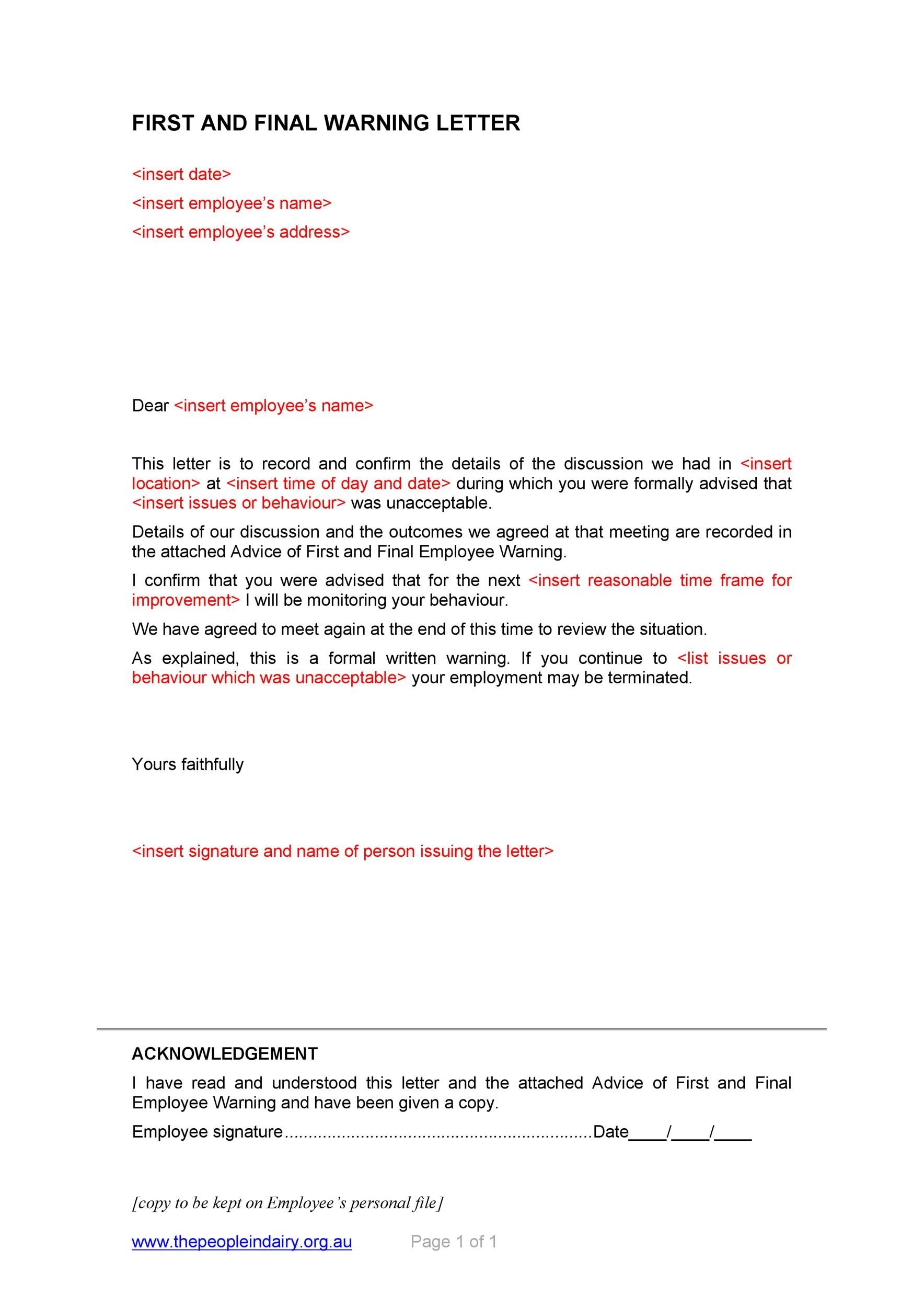 49-professional-warning-letters-free-templates-templatelab