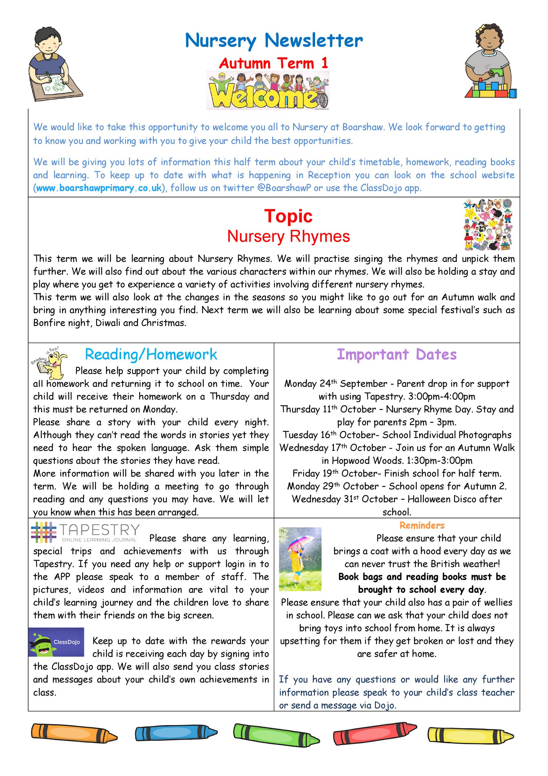 50 Creative Preschool Newsletter Templates ( Tips) ᐅ TemplateLab
