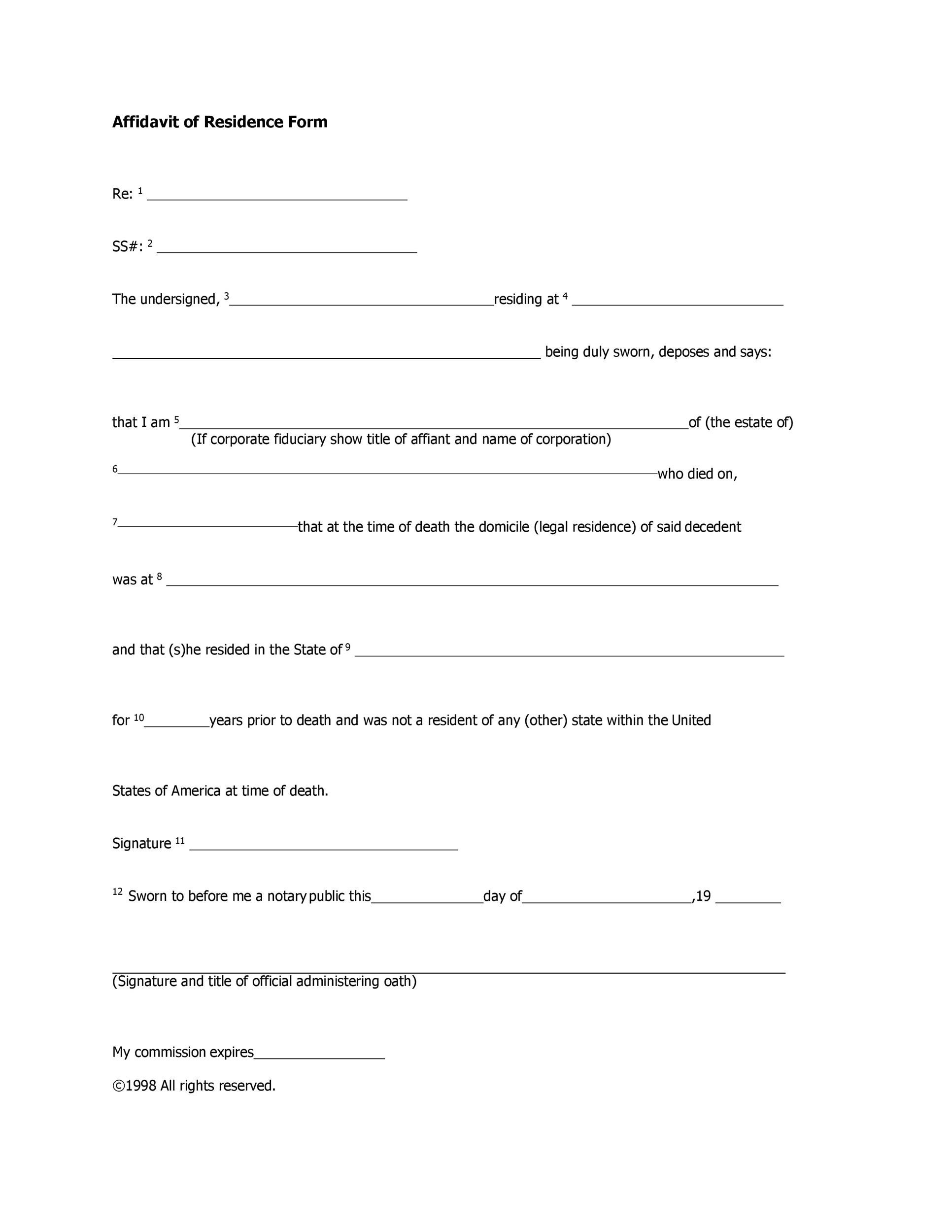 verification-of-residency-form-printable-pdf-download