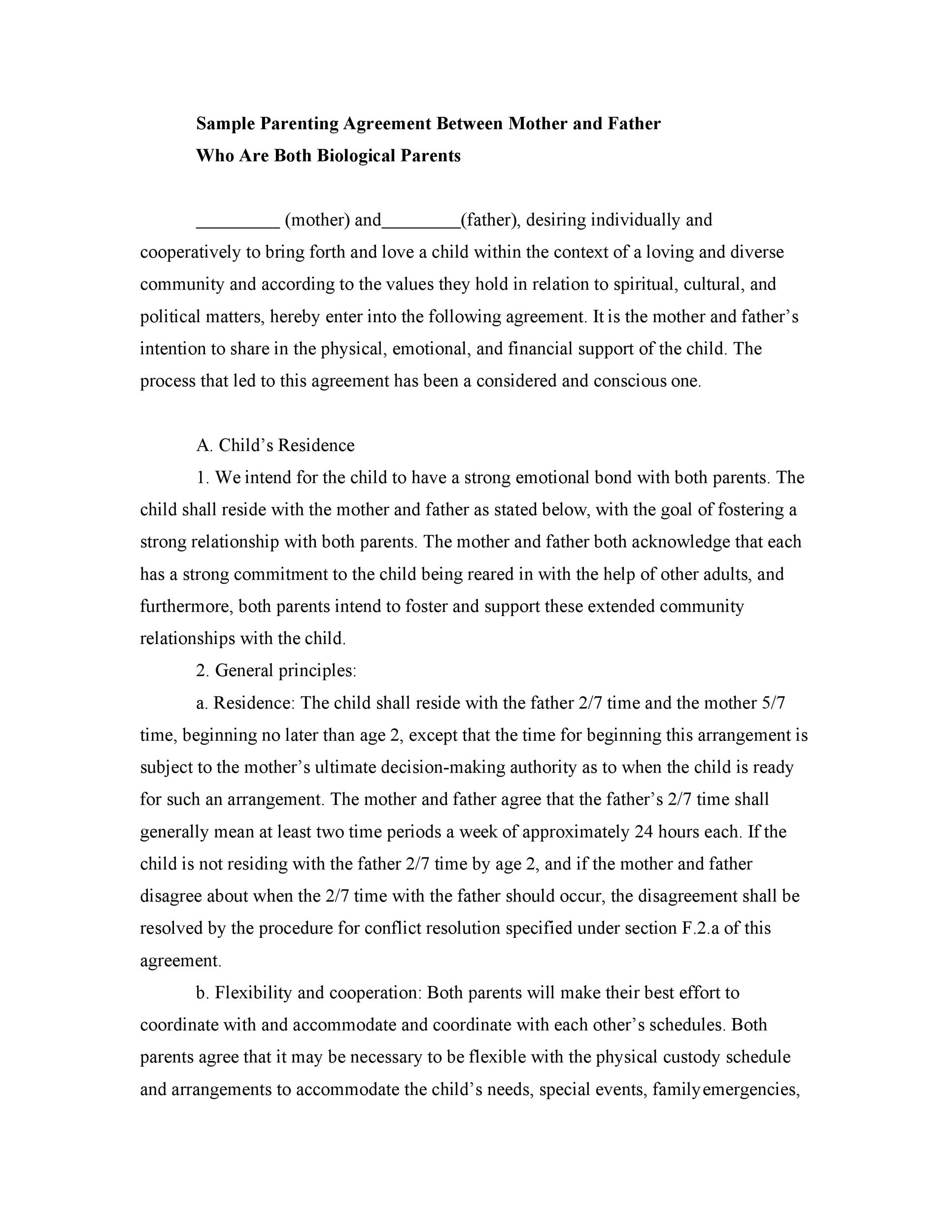 32-free-child-support-agreement-templates-pdf-ms-word