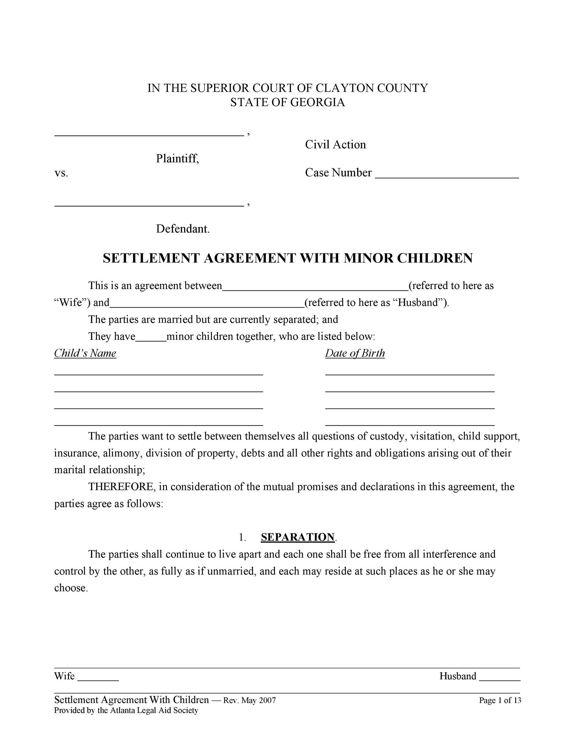 free-printable-child-support-agreement-forms-printable-forms-free-online