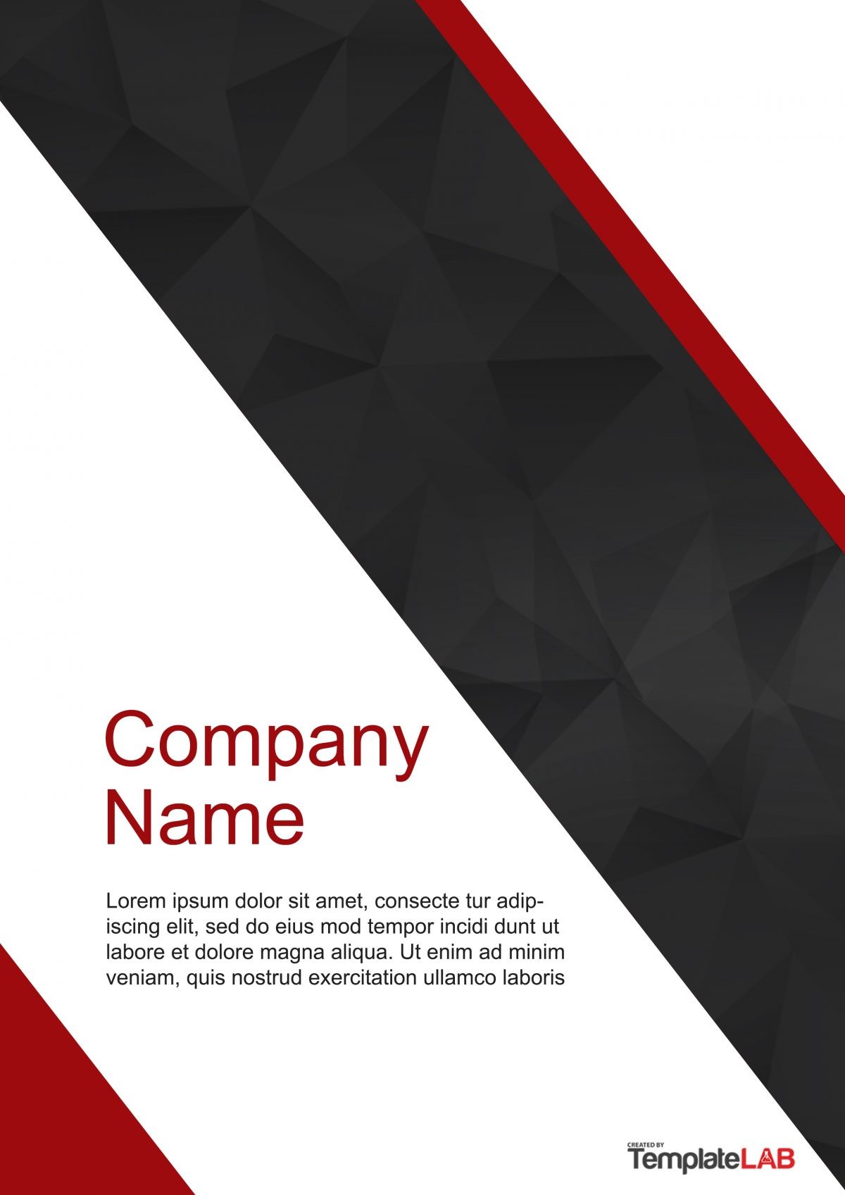 free word cover page template