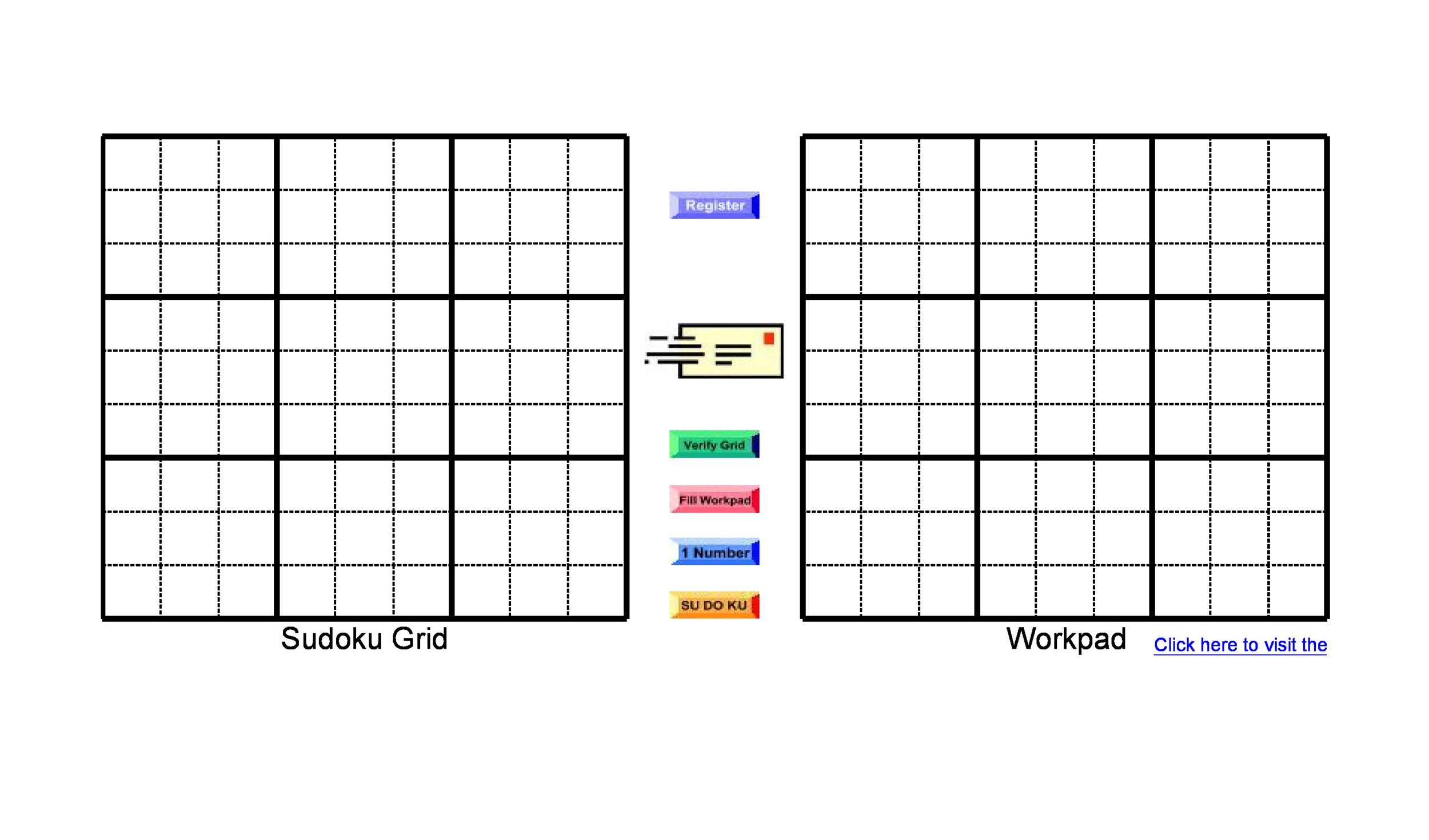 Blank Sudoku Chart