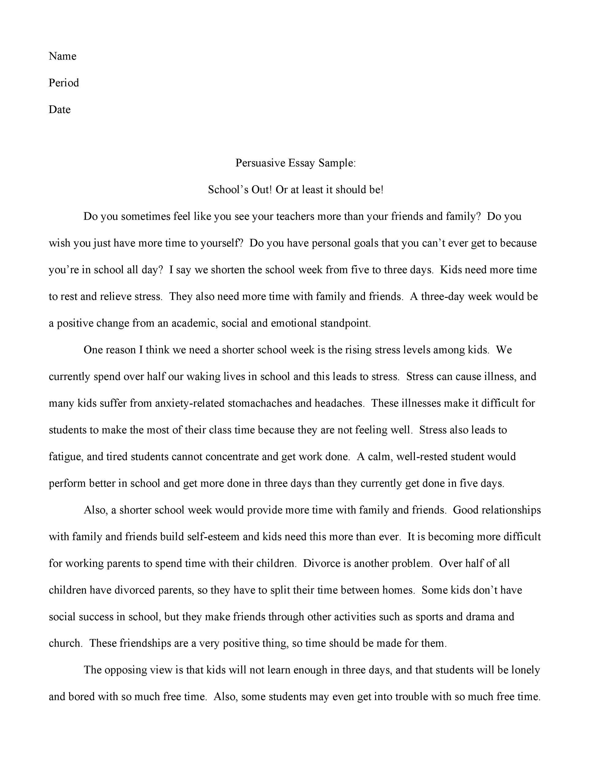 Ap English Language And Composition Synthesis Essay Template