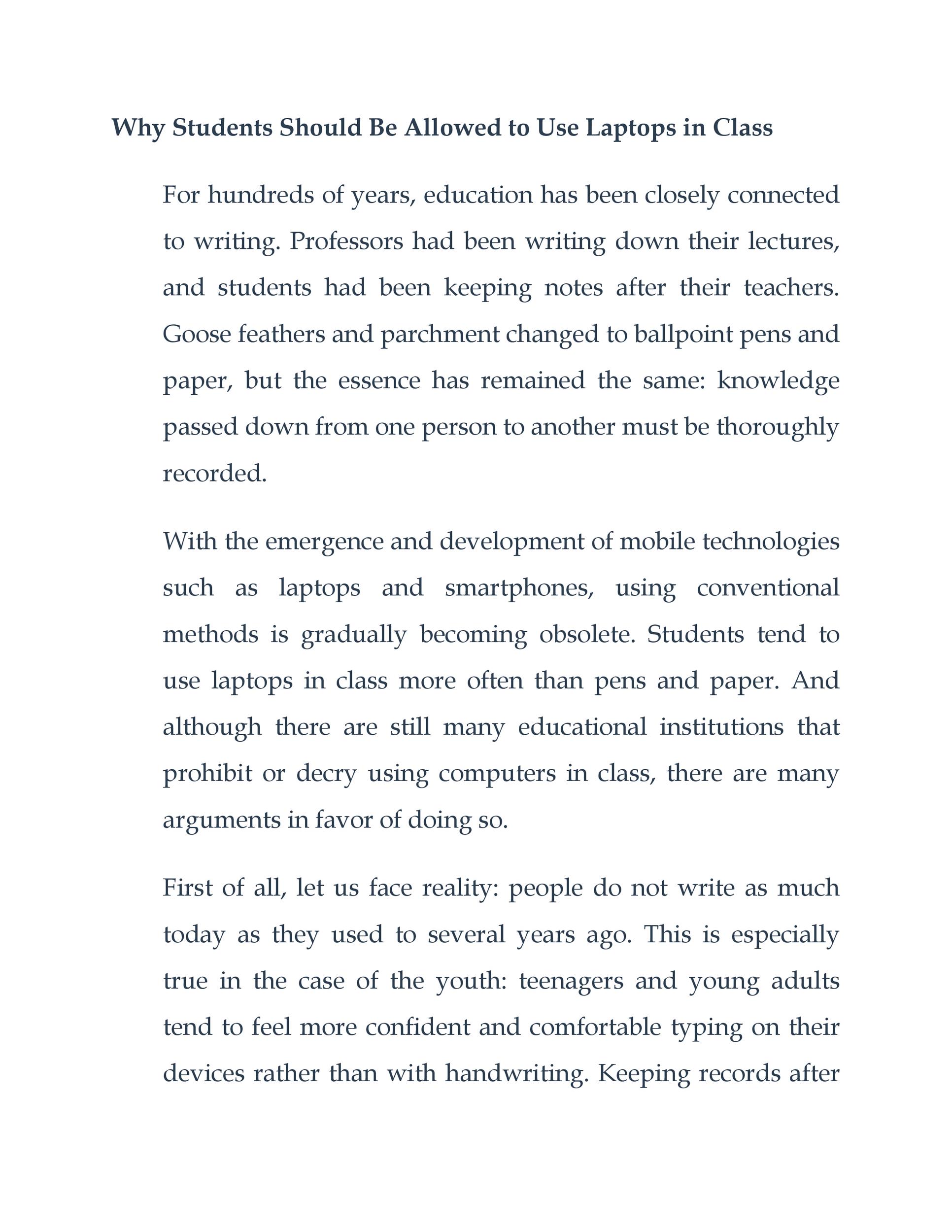 free example persuasive essay