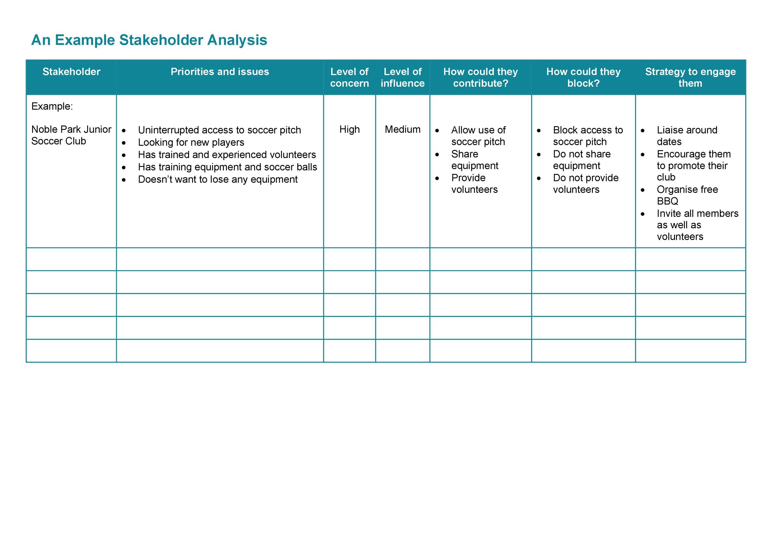 50-free-stakeholder-analysis-templates-excel-word-templatelab