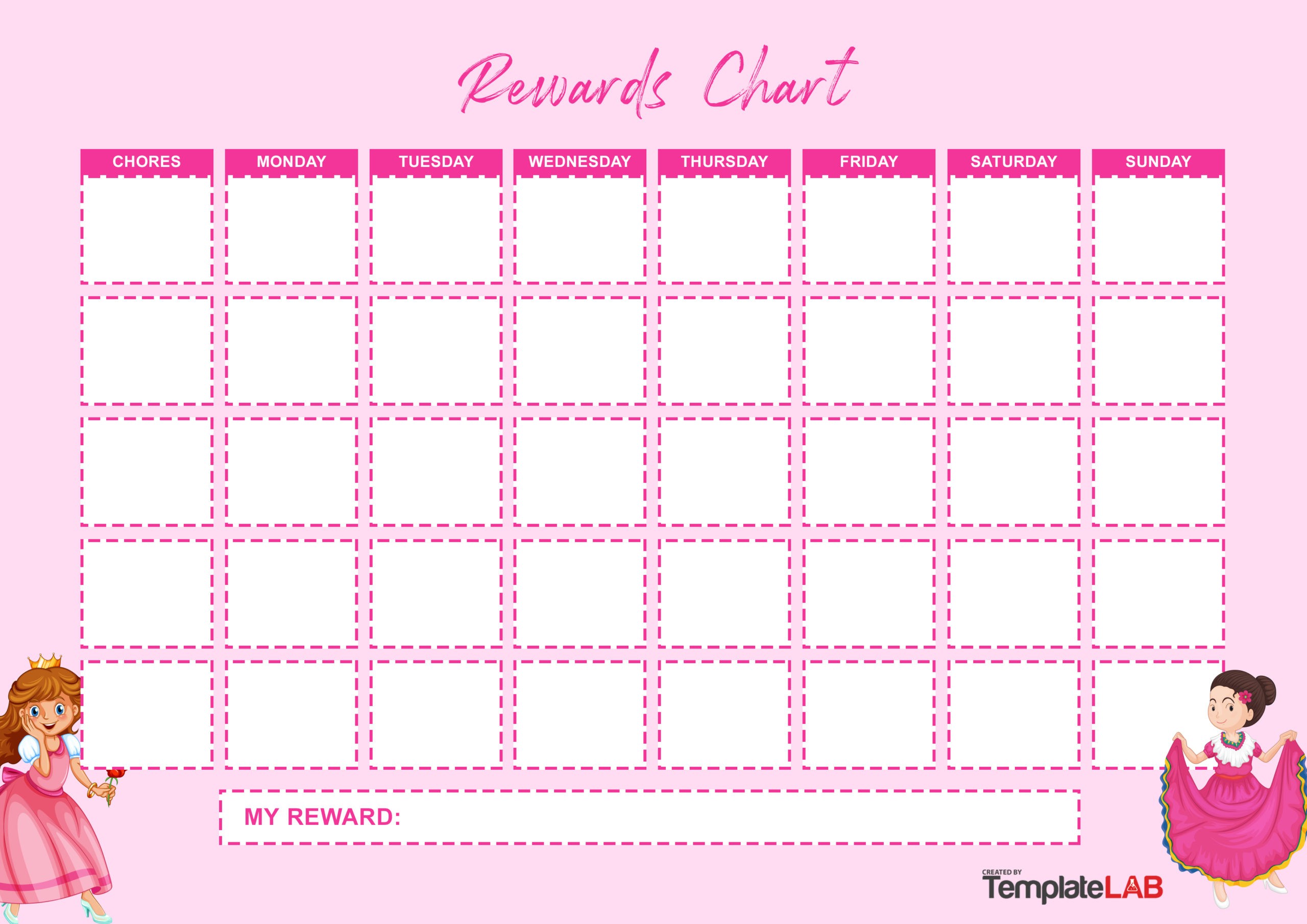 Reward Chart Template Word