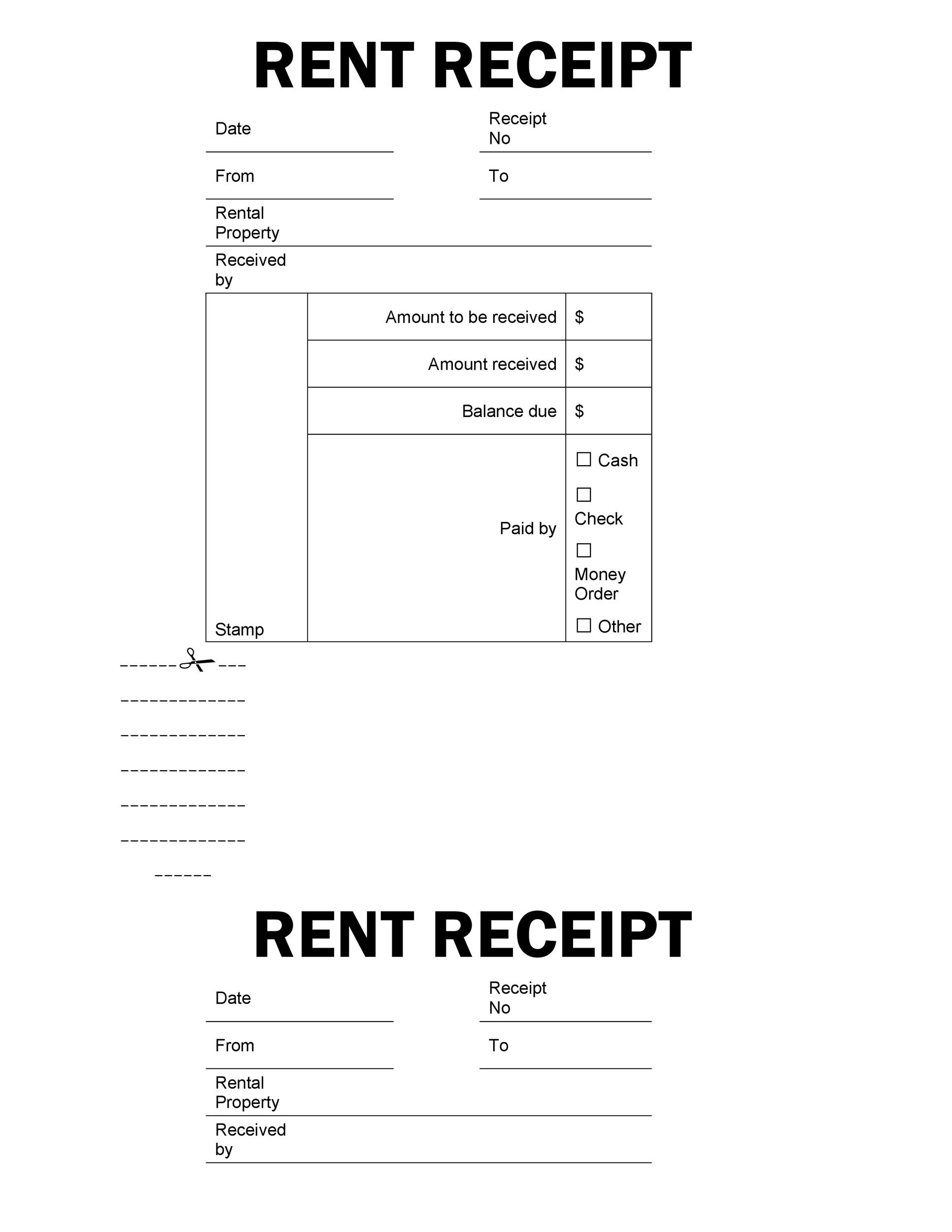 Free Receipt Template Word 03