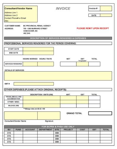 usa commercial invoice template