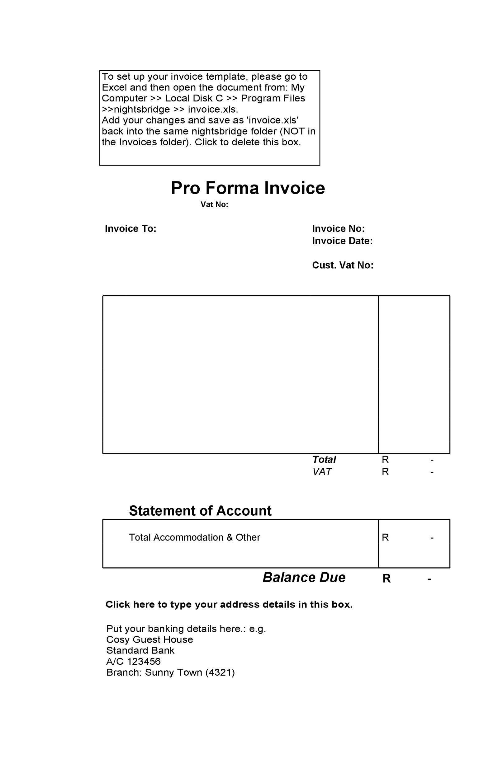 Free Invoice Template 25