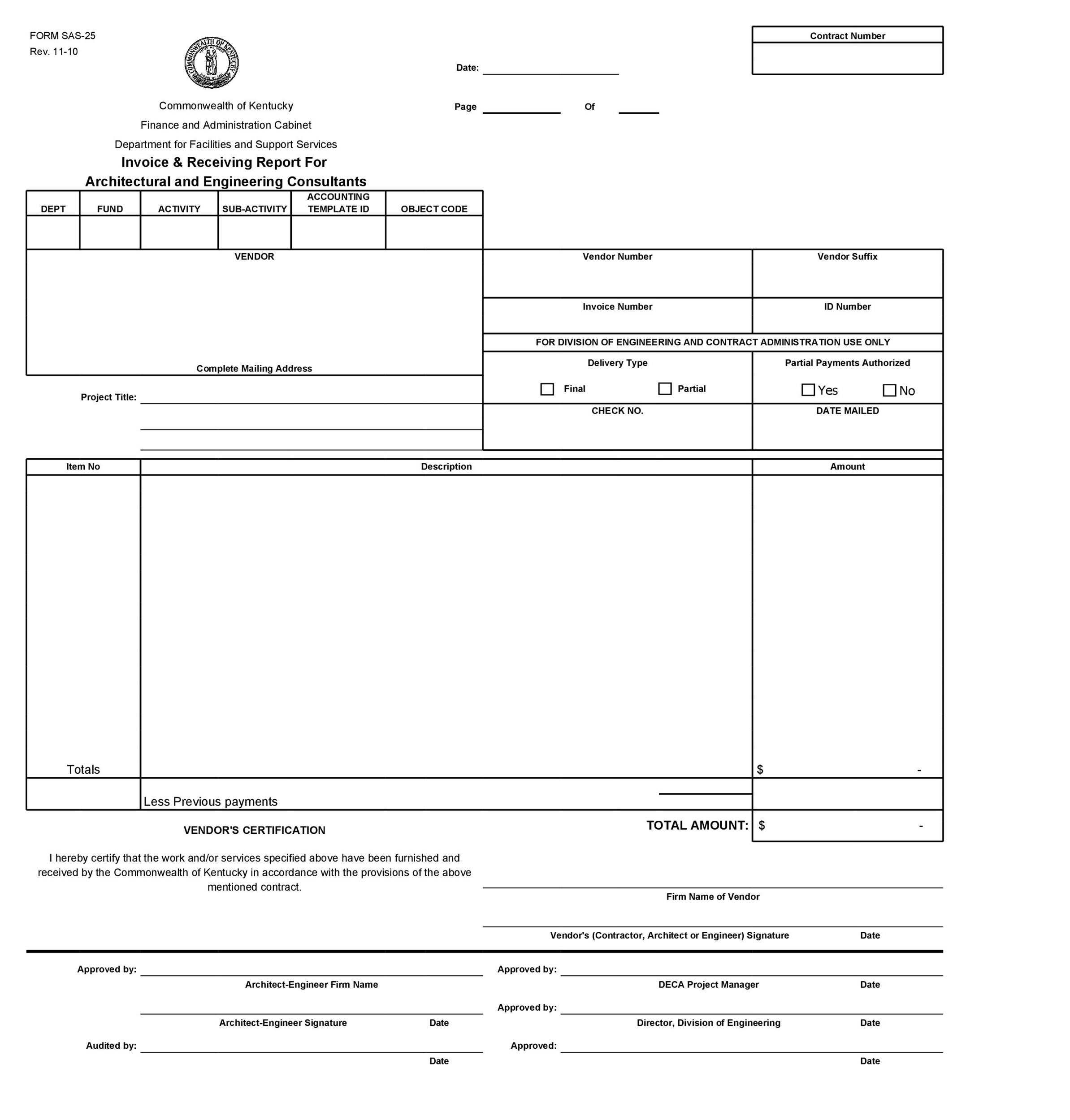 Free Invoice Template 27