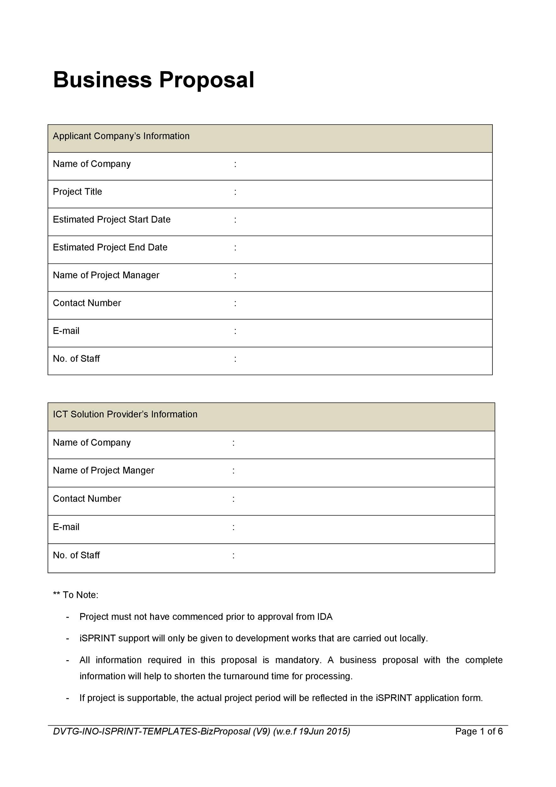 30+ Business Proposal Templates & Proposal Letter Samples