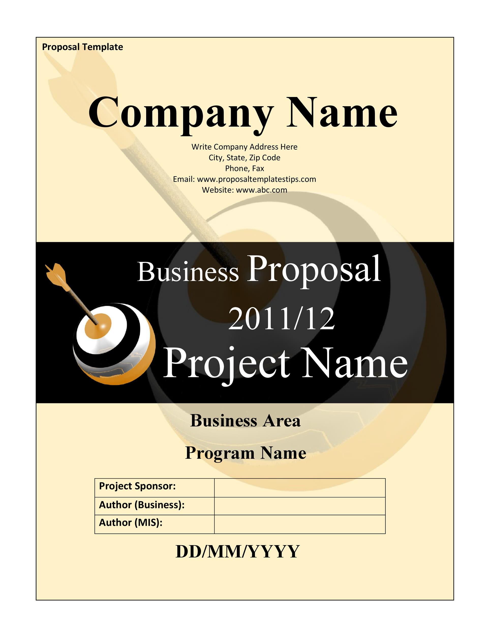 Free Business Proposal Template  29