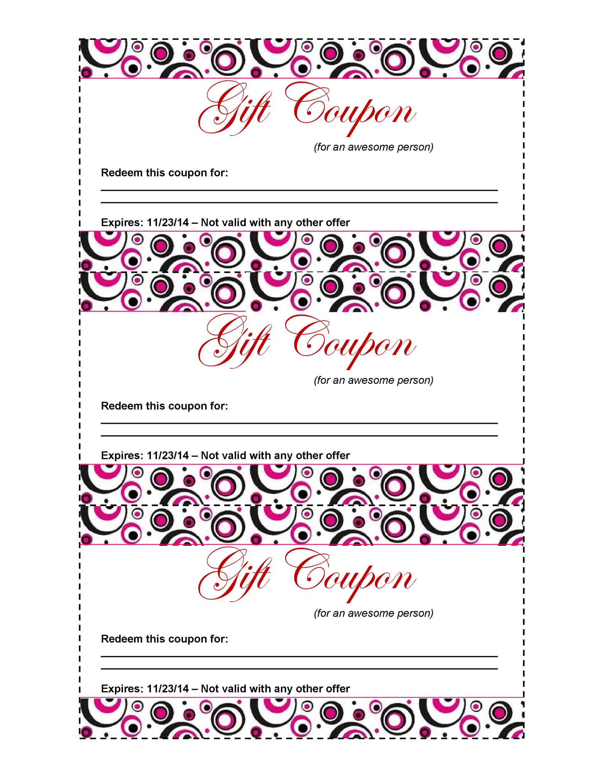 9 Blank Coupon Template For Word Perfect Template Ideas