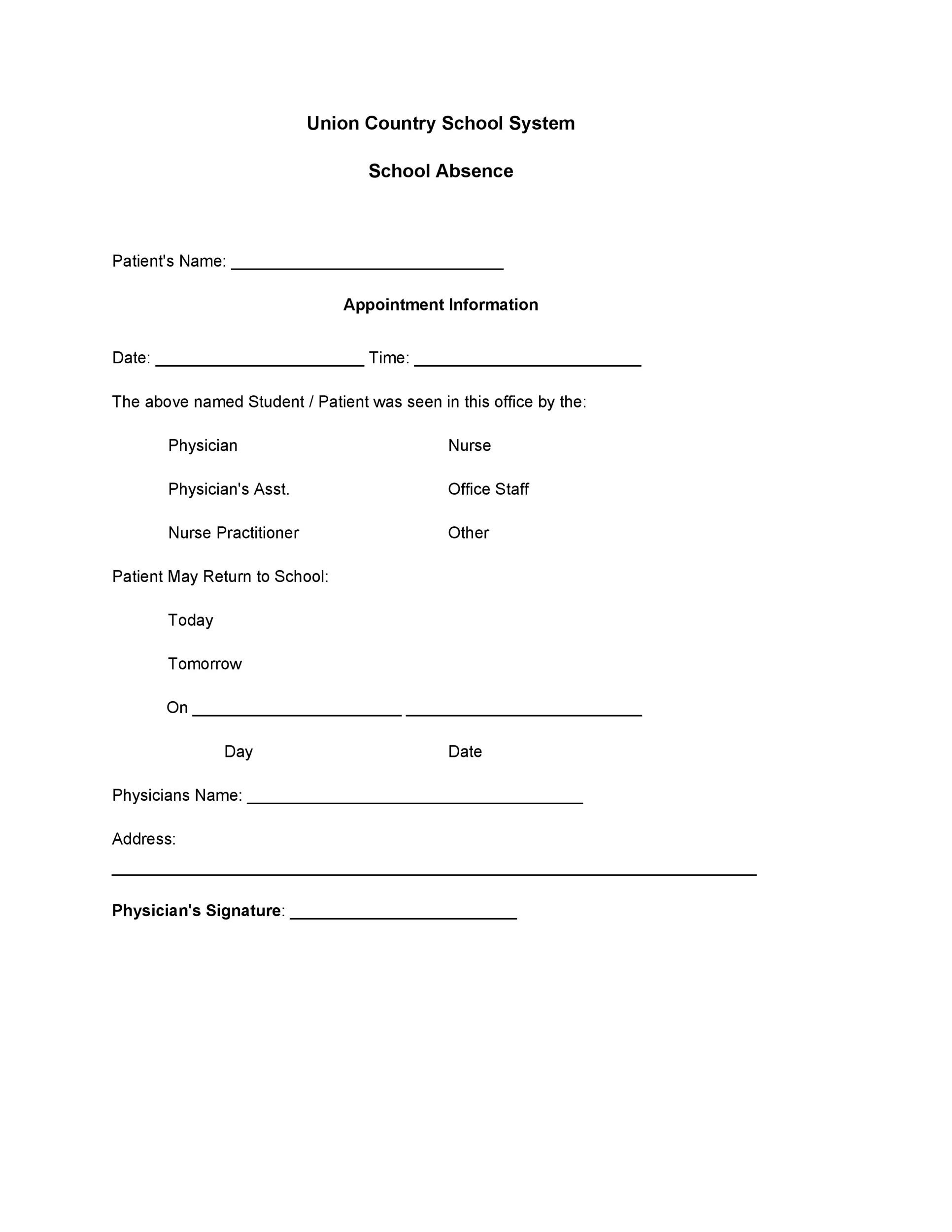 Urgent Care Doctors Note Template Fake Doctors Note Templates Excuses