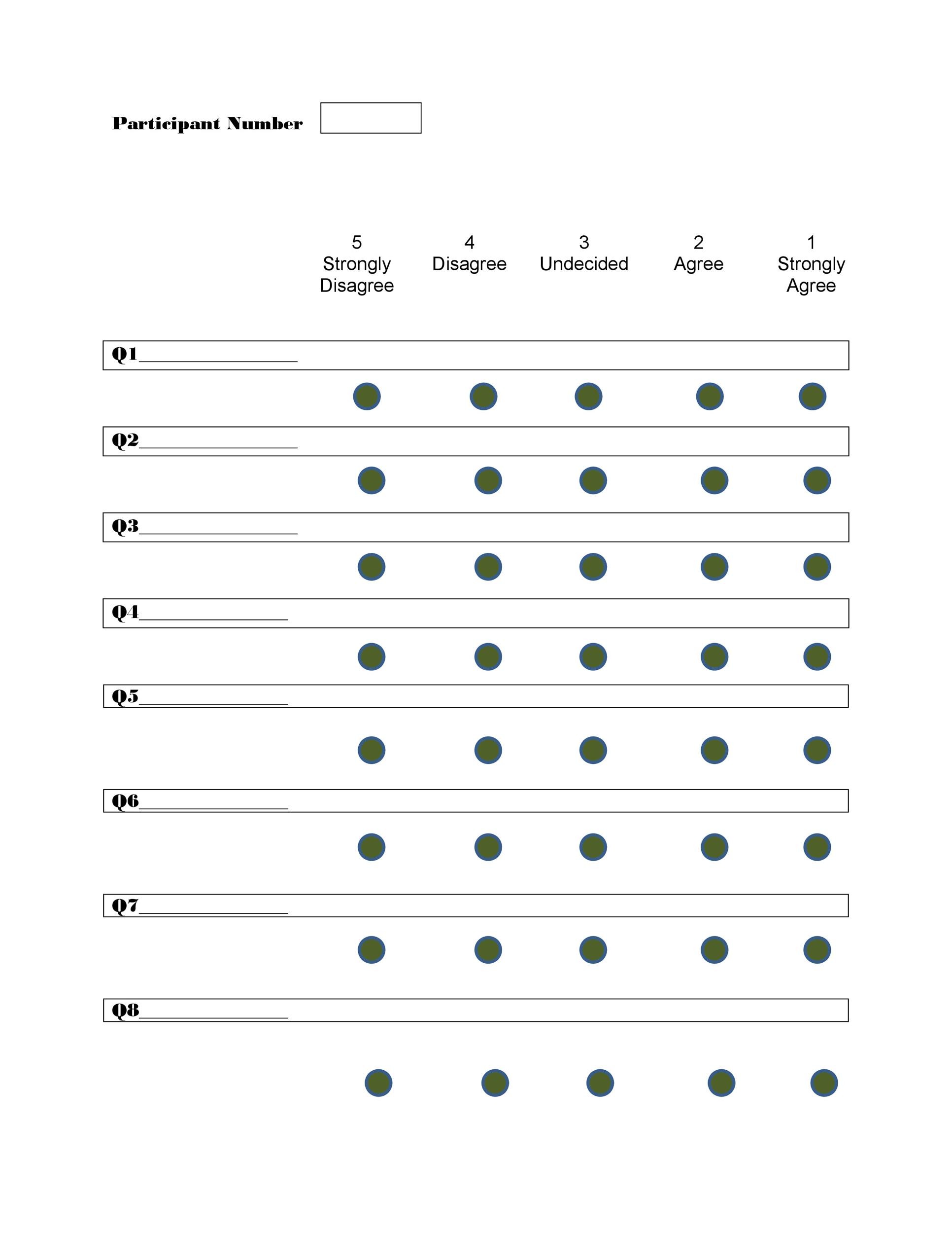 30 Free Likert Scale Templates Examples ᐅ Templatelab