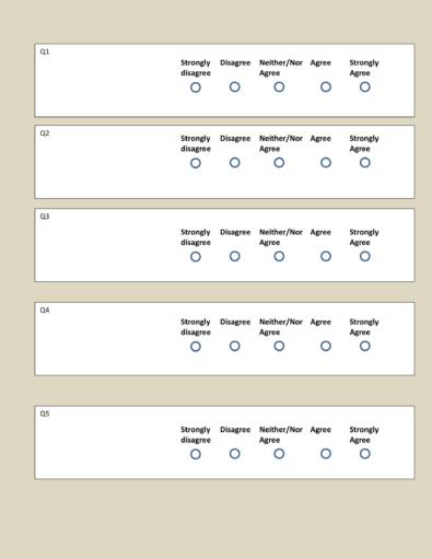 30 Free Likert Scale Templates & Examples ᐅ TemplateLab