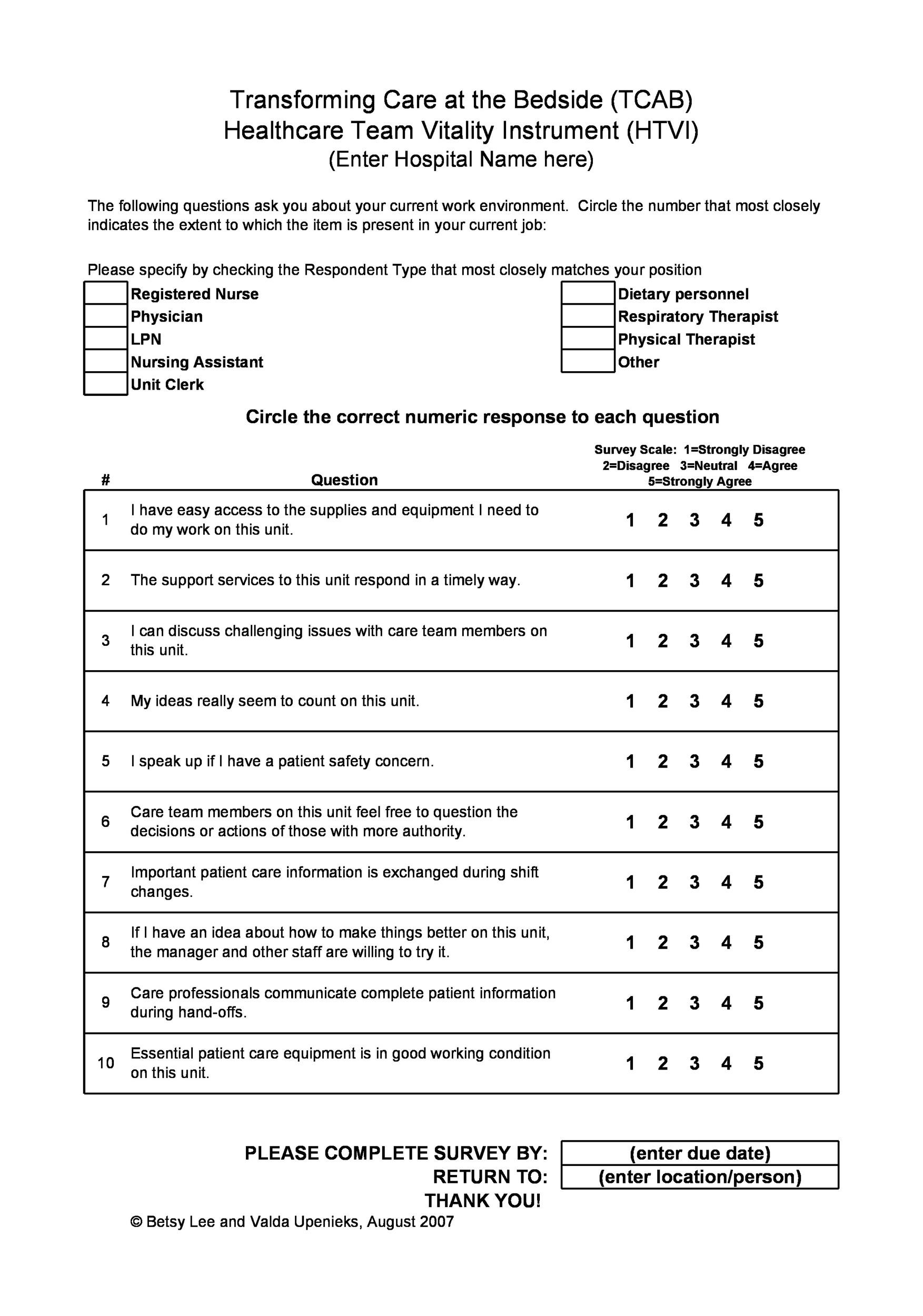  Example of likert scale questionnaire analysis