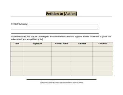 30 Petition Templates   How To Write Petition Guide