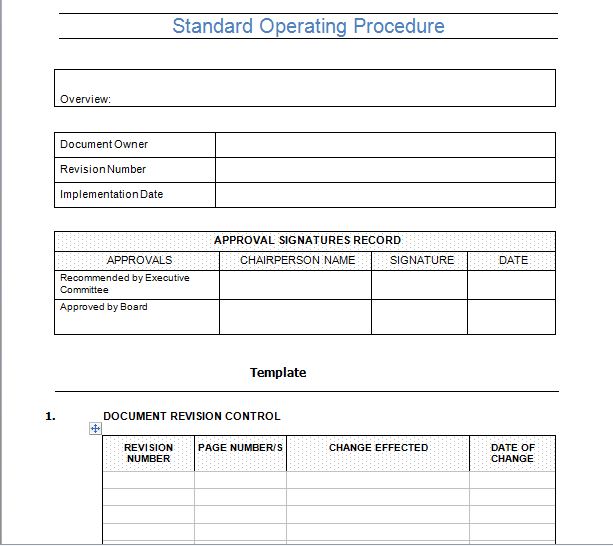 37 Best Standard Operating Procedure (SOP) Templates