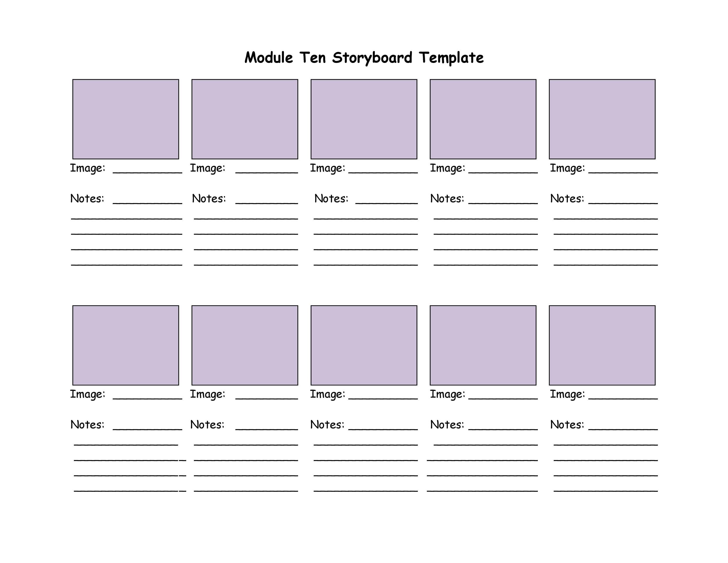 40 Professional Storyboard Templates And Examples Free Template 
