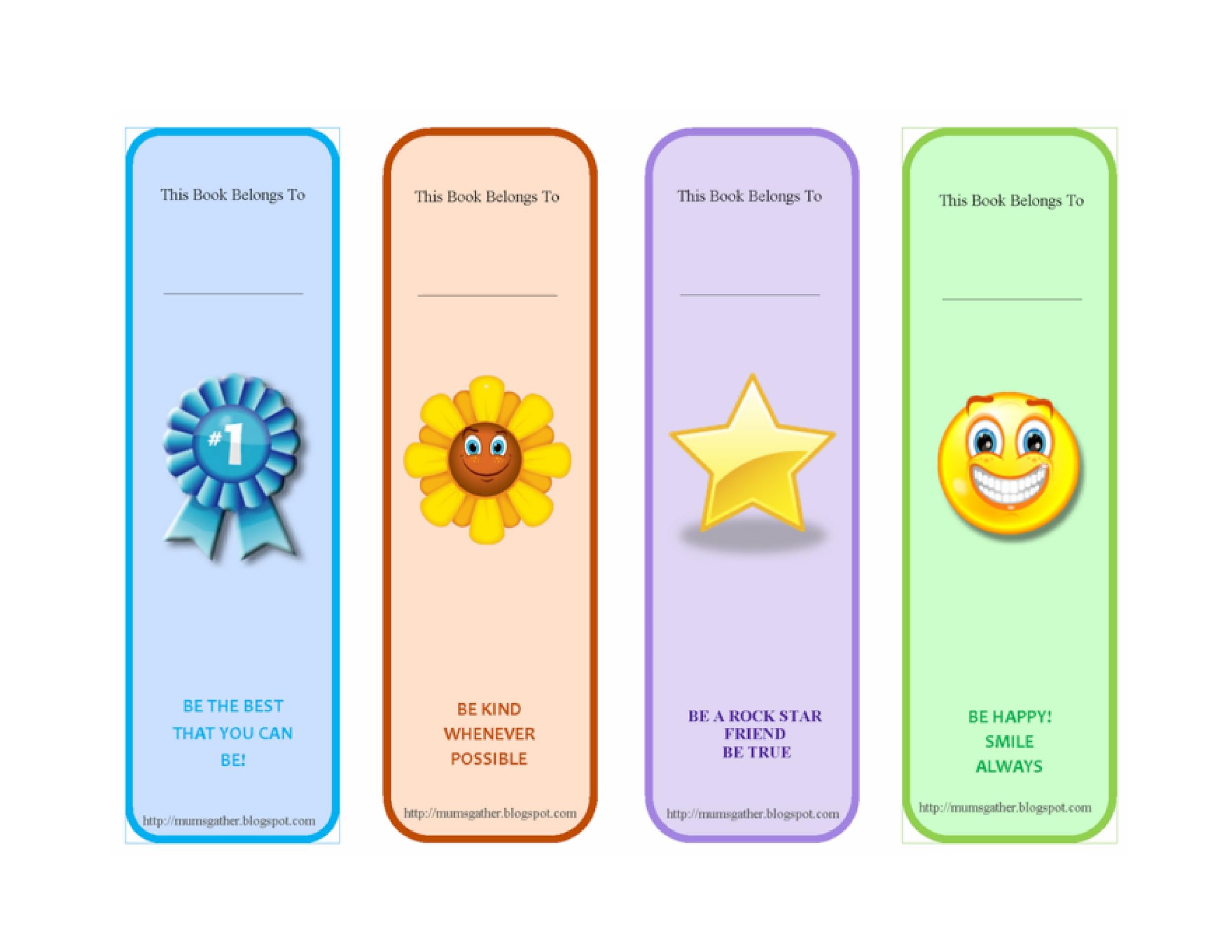 Bookmark Template To Make Your Own Bookmark Template Bookmarks All In 