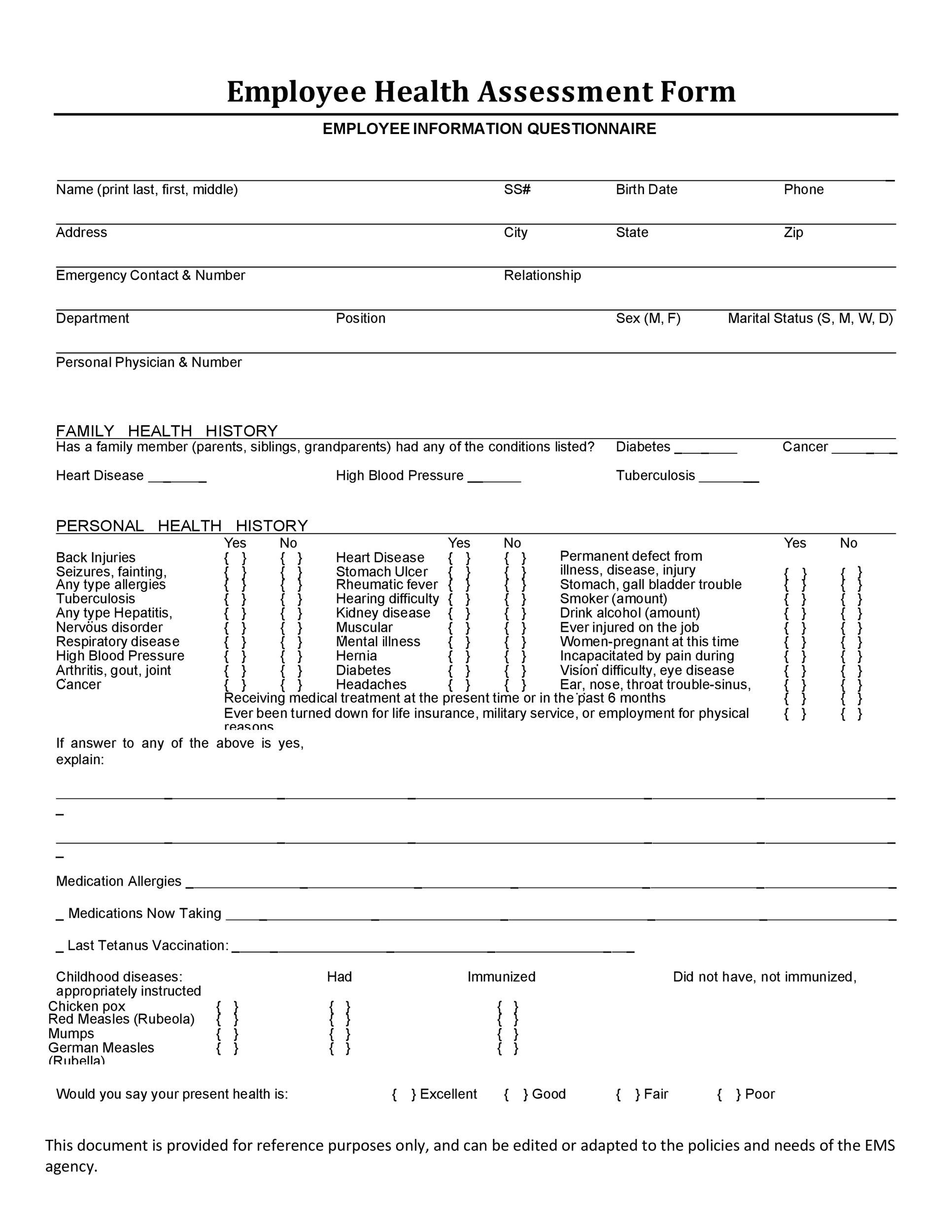 Ms Word Questionnaire Template from templatelab.com