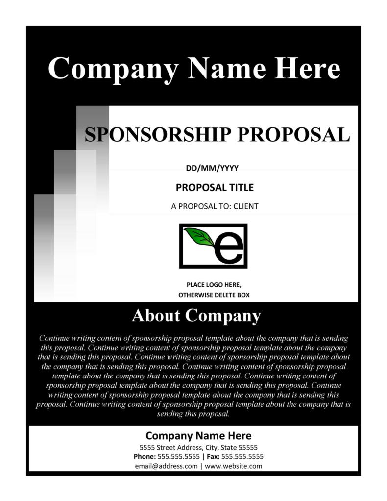 40+ Sponsorship Letter & Sponsorship Proposal Templates