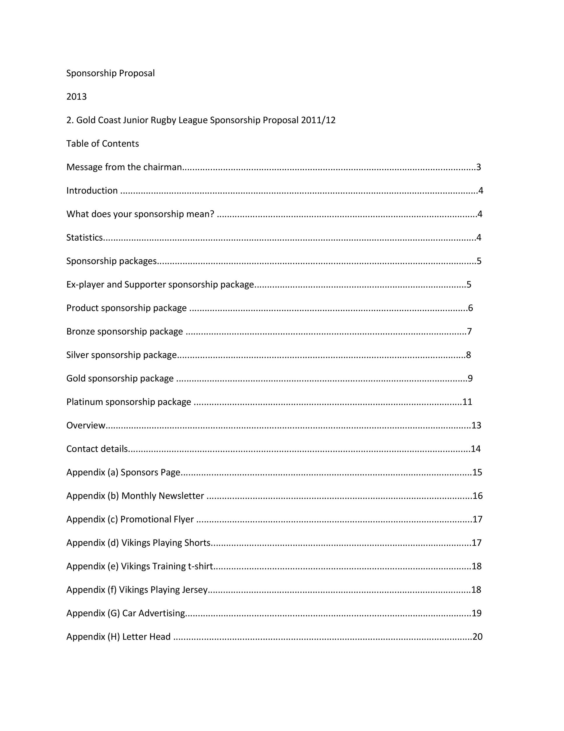 Race Car Sponsorship Proposal Template from templatelab.com