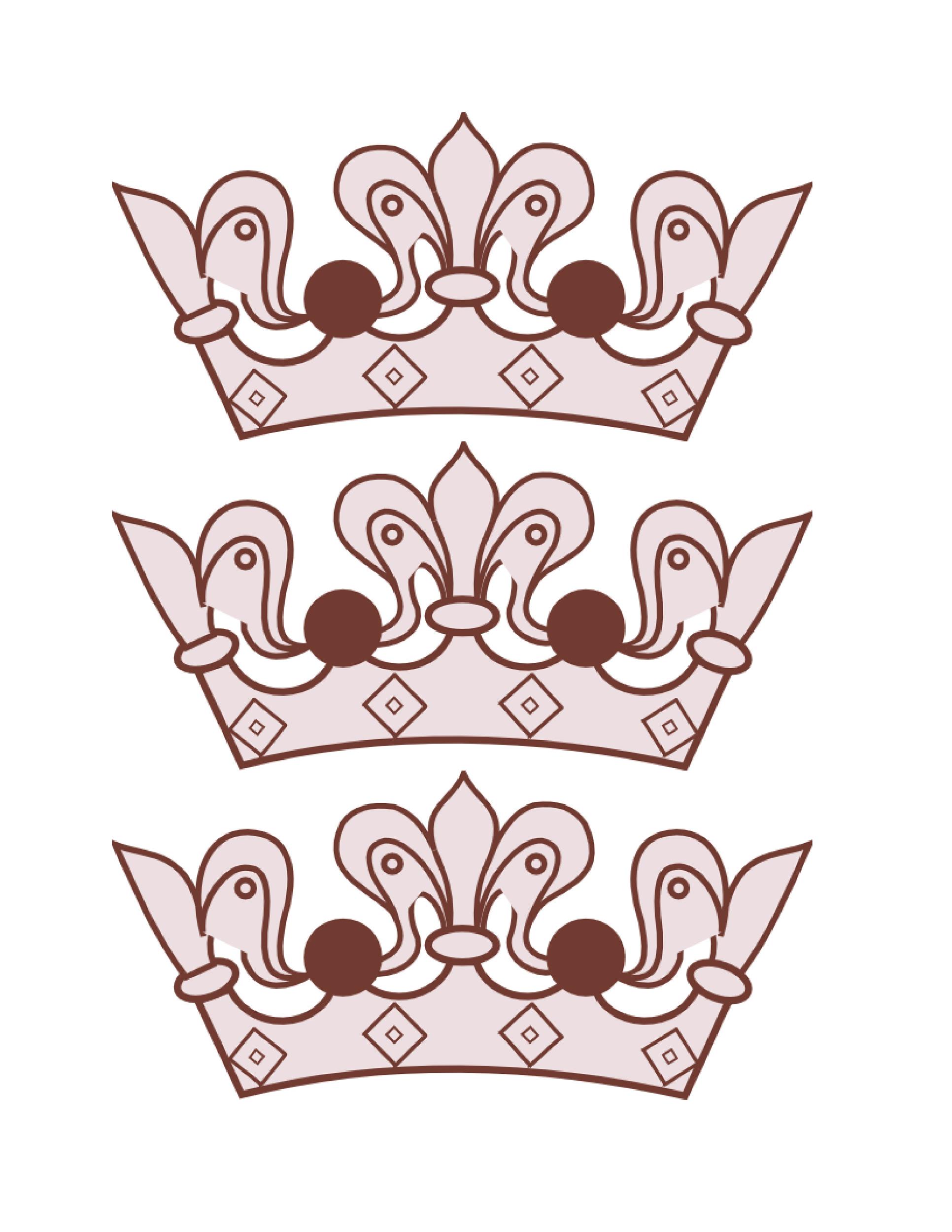 Crown Template Transfer Printable Fleur De Lis Crown The Graphics 