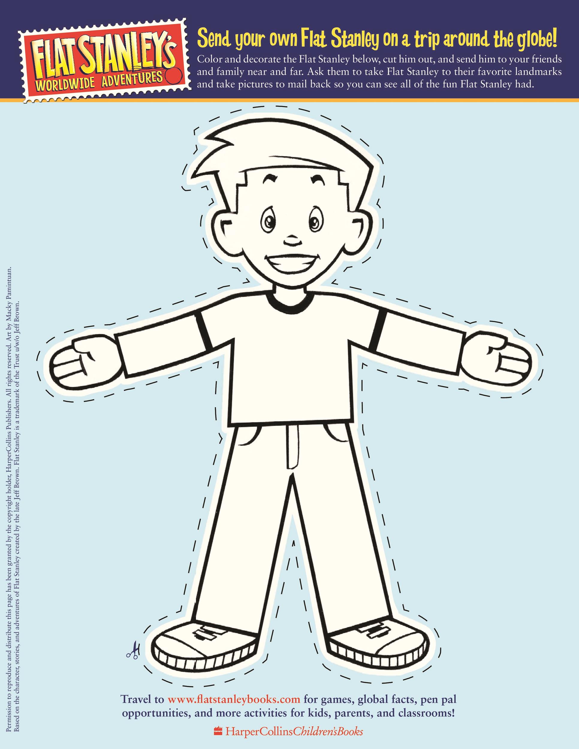 flat stanley half an inch thick